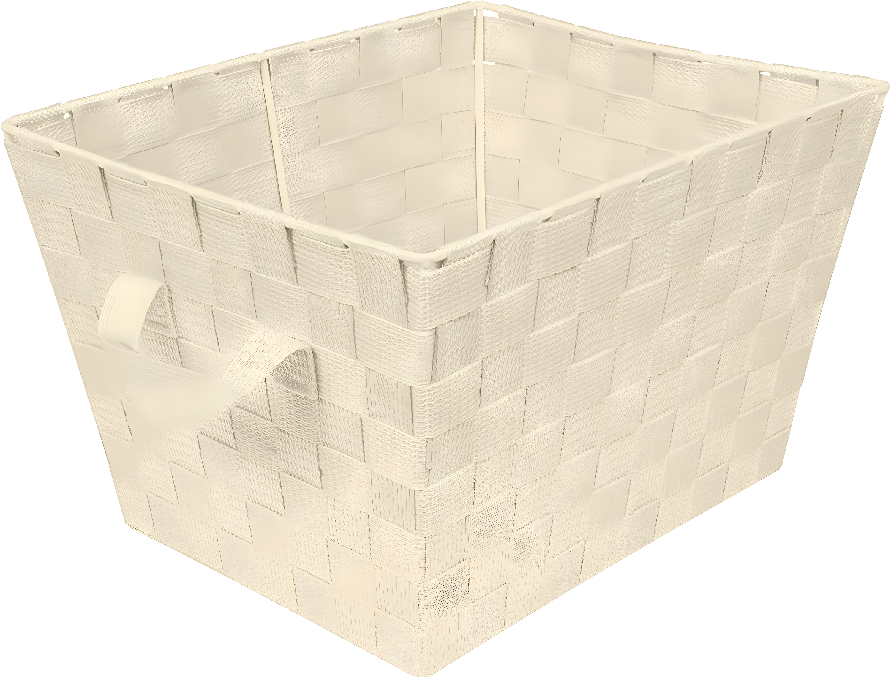 Simplify Small Woven Storage Basket in Ivory
