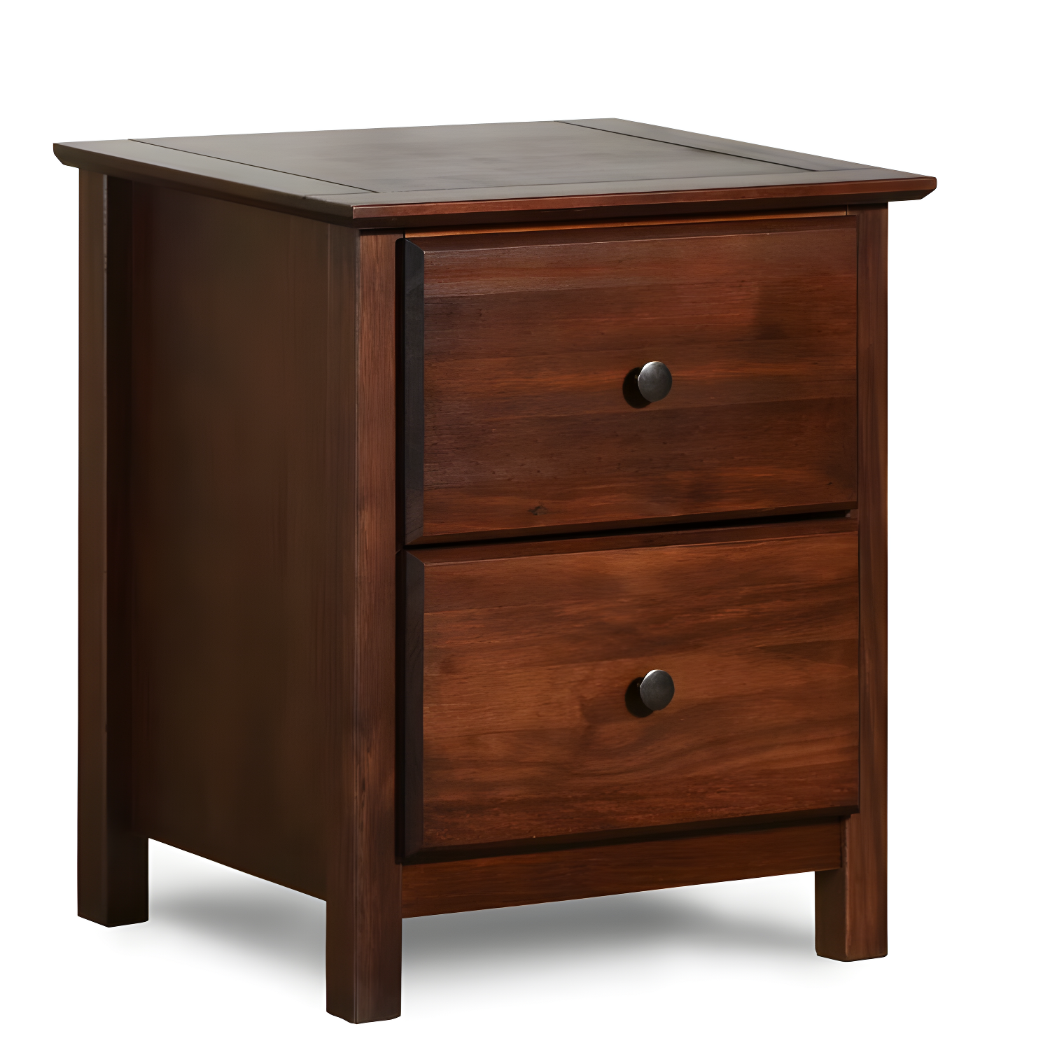Shaker 2 - Drawer Solid Wood Nightstand