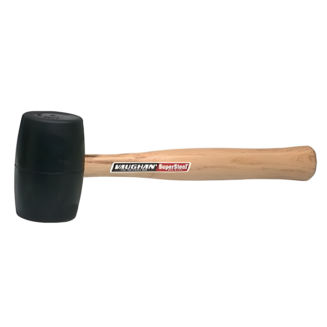 Vaughan 20 oz Black Solid Rubber Mallet