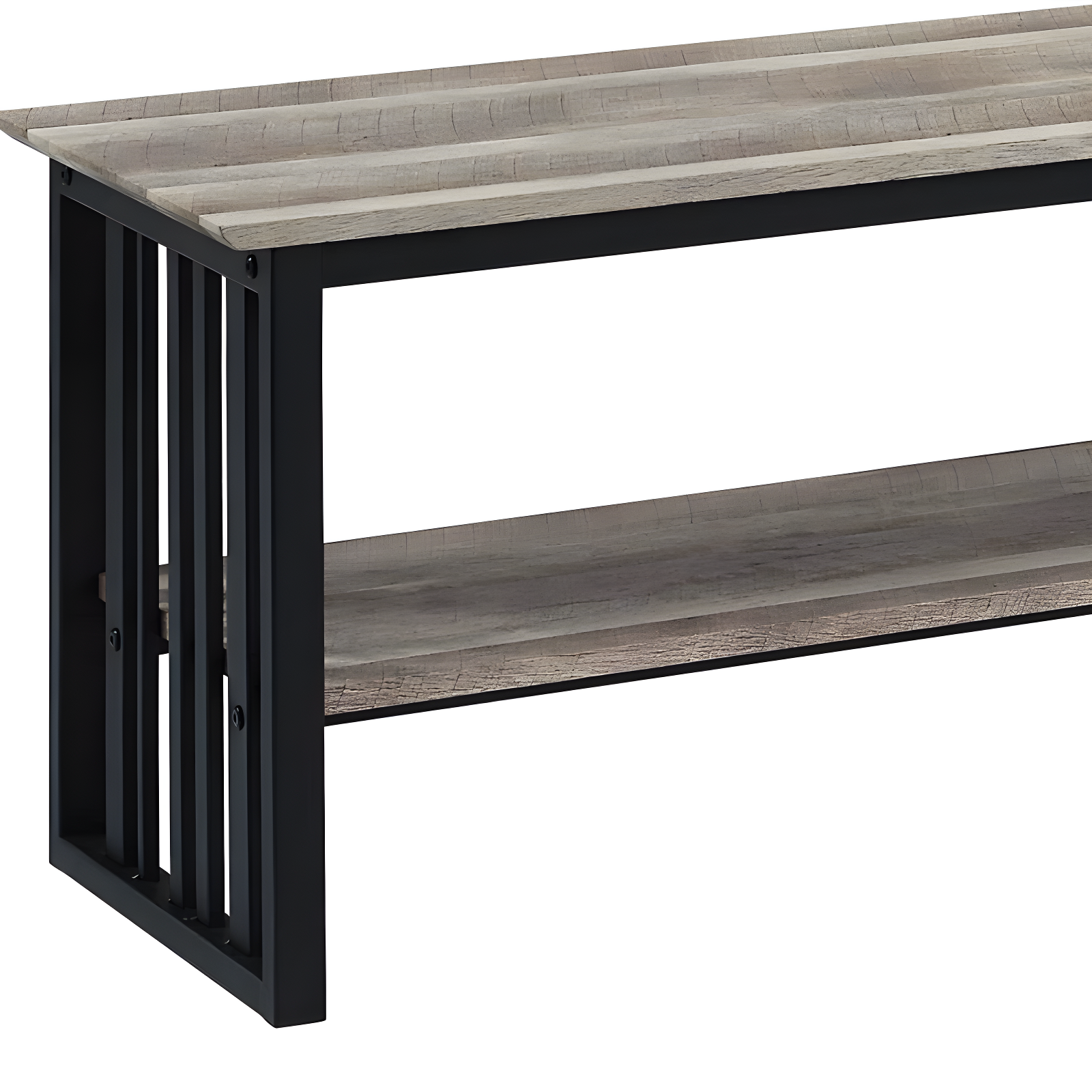 70" Zudora Tv Stand and Console Oak and Sandy Black Finish - Acme Furniture