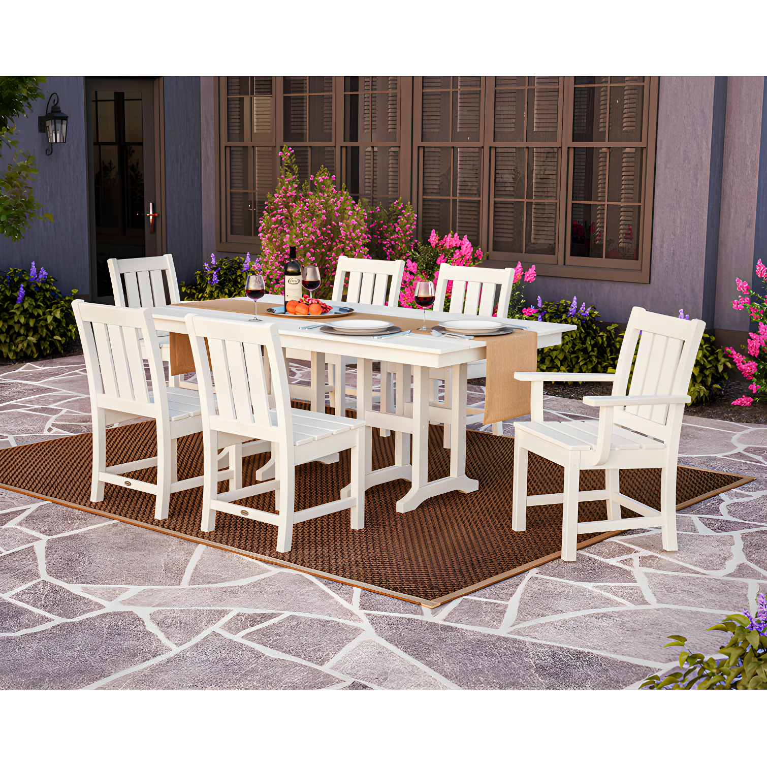 Oxford 7-Piece Farmhouse Dining Set