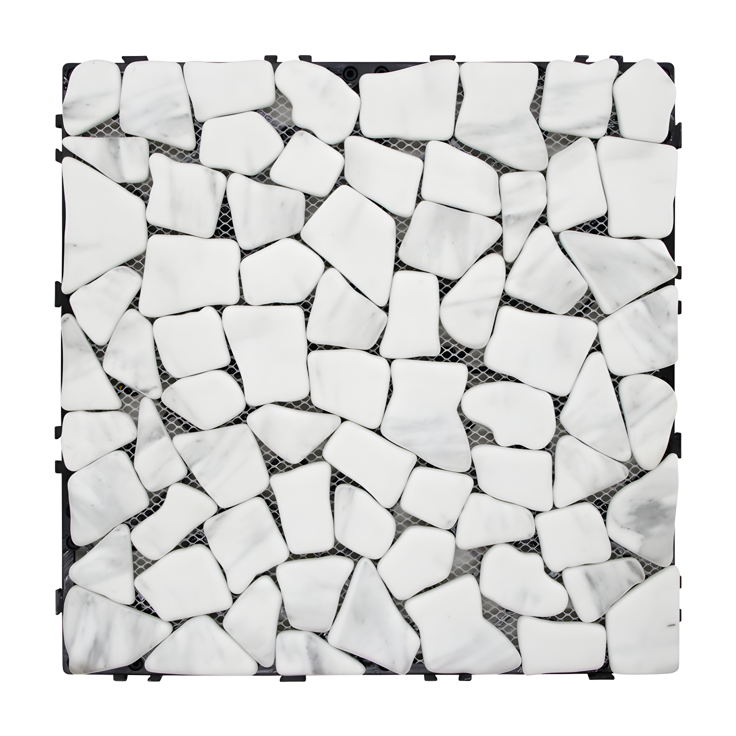 12'' L x 12'' W Stone Interlocking Deck Tile