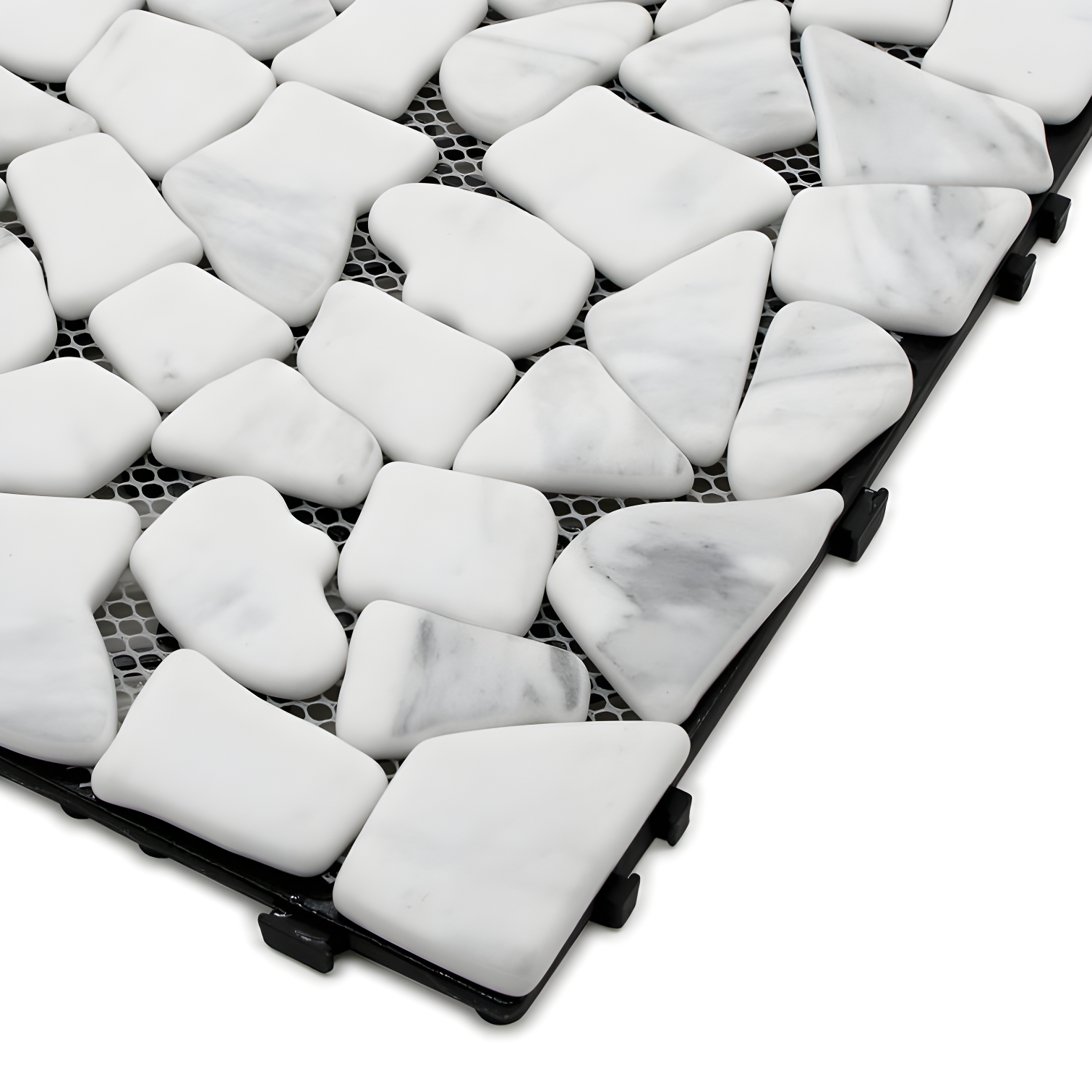 12'' L x 12'' W Stone Interlocking Deck Tile