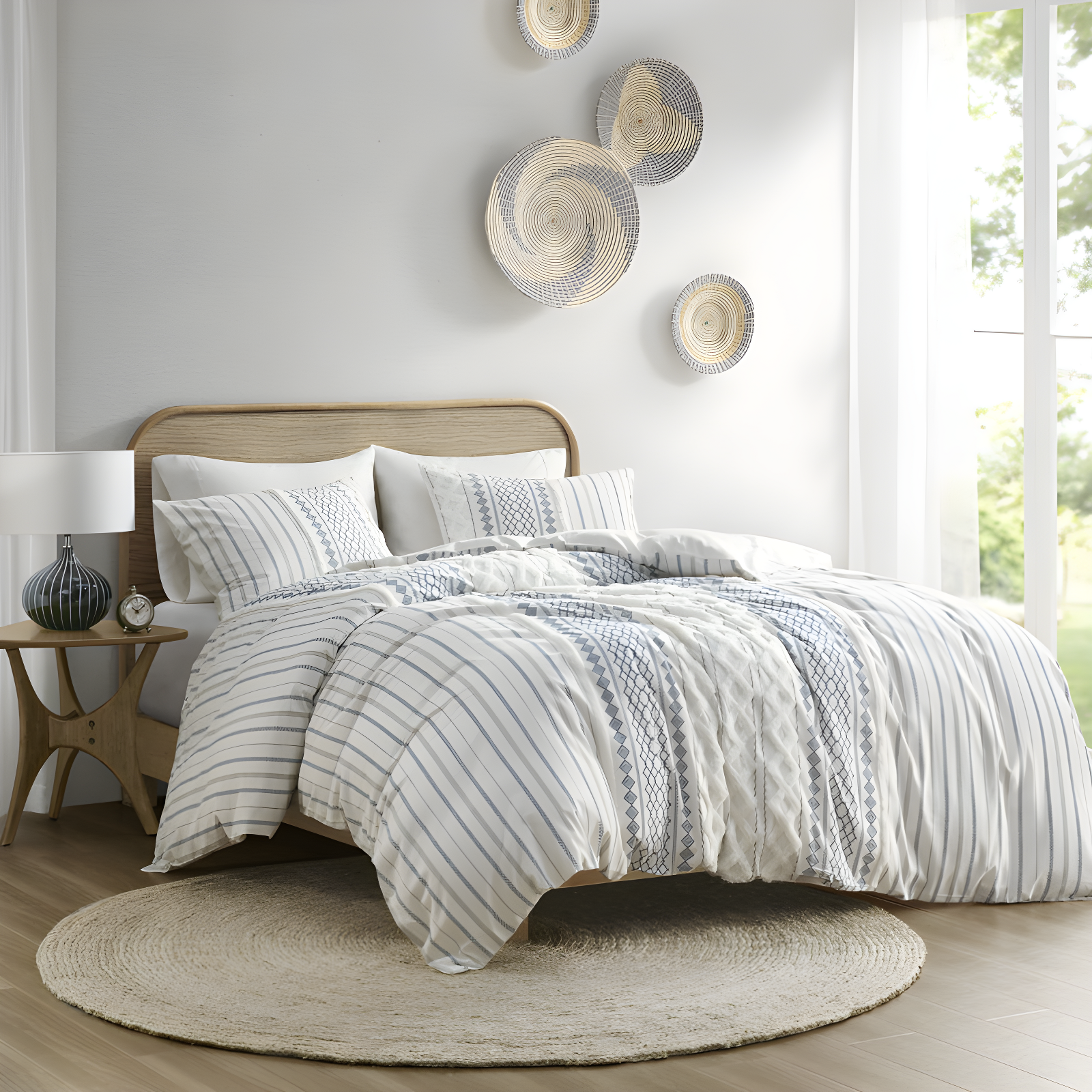 INK+IVY Imani Cotton Printed Comforter Set