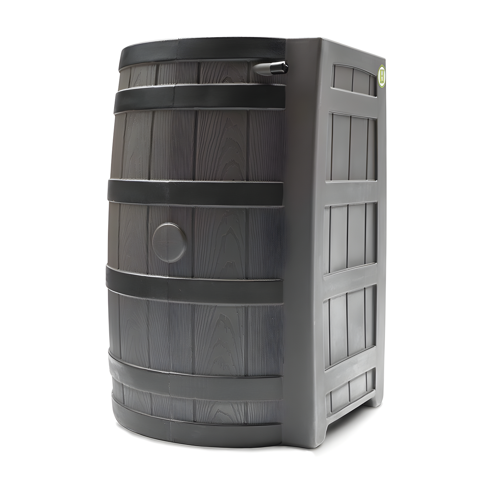 Good Ideas Good Ideas Rain Wizard Whiskey Style Rain Barrel with Overflow and Spigot