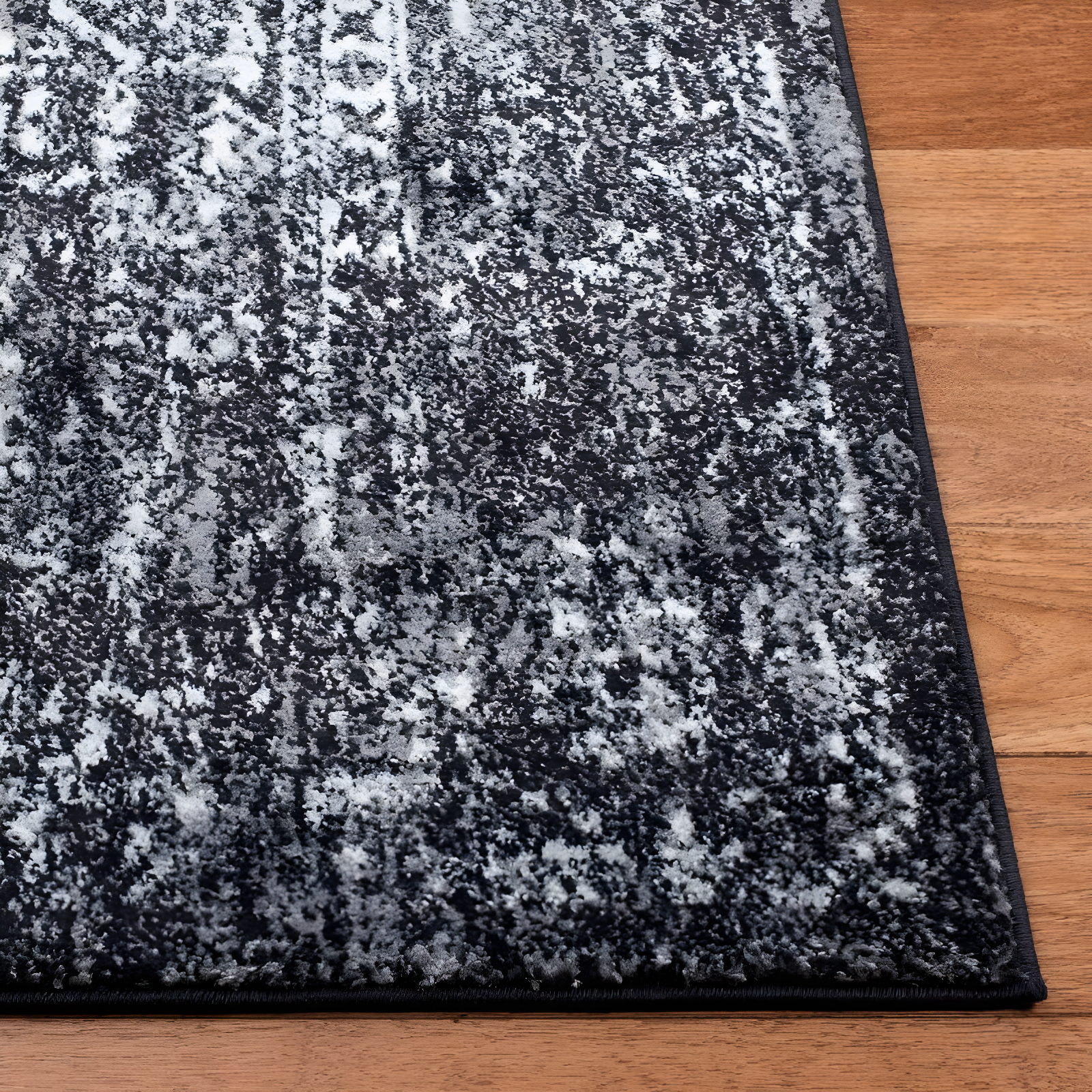 Evoke EVK256 Power Loomed Indoor Runner - Black/Grey - 2'2"x9' - Safavieh