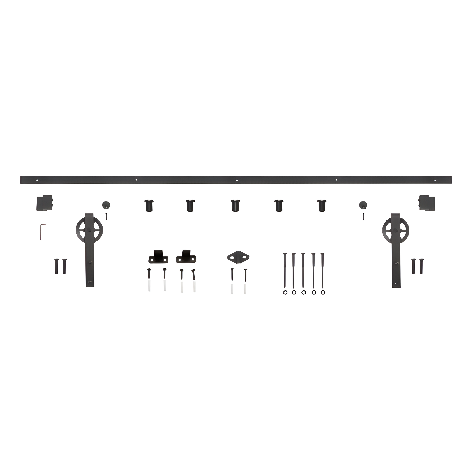 Standard Single Single Door Barn Door Hardware Kit