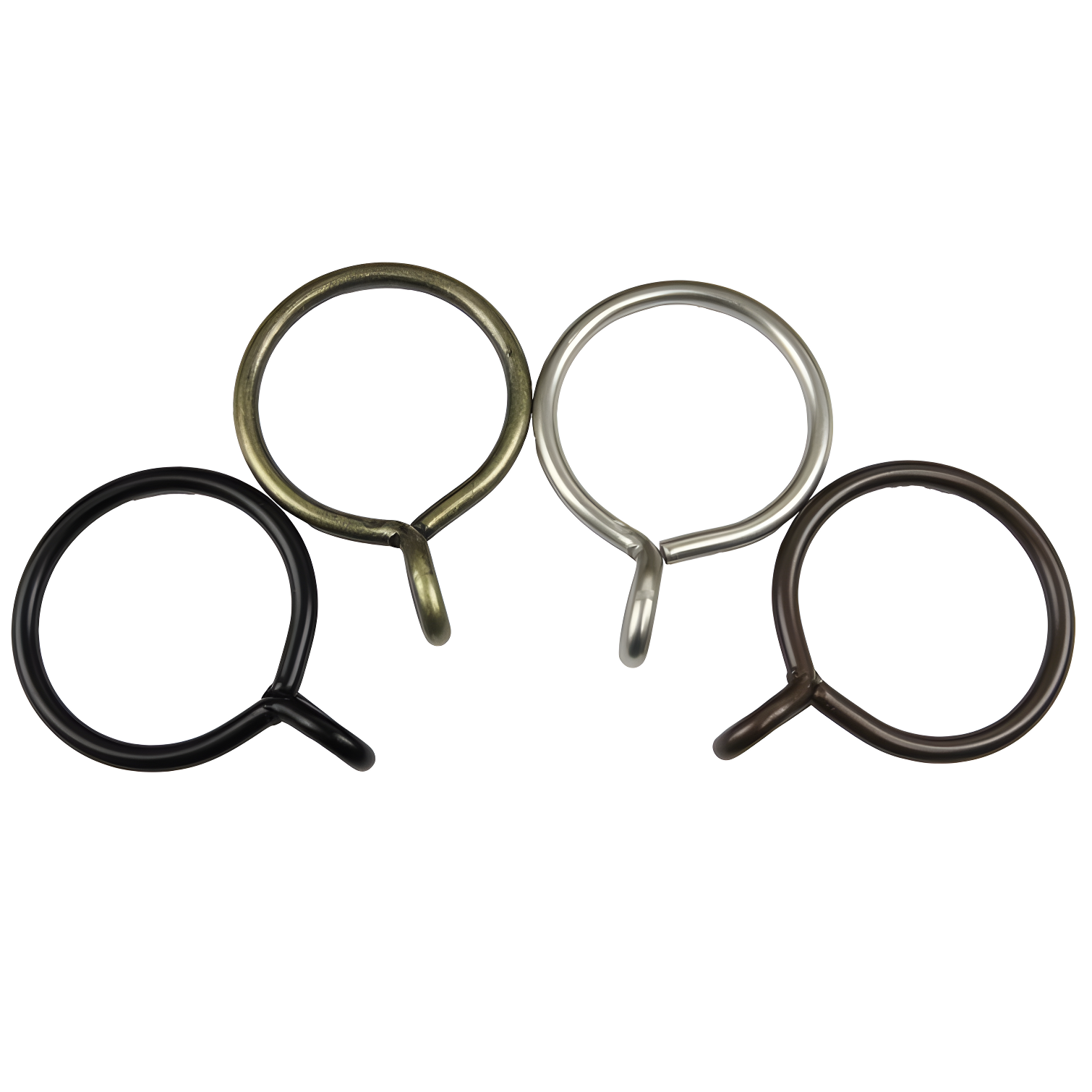 Steel Curtain Rings (Set of 10)