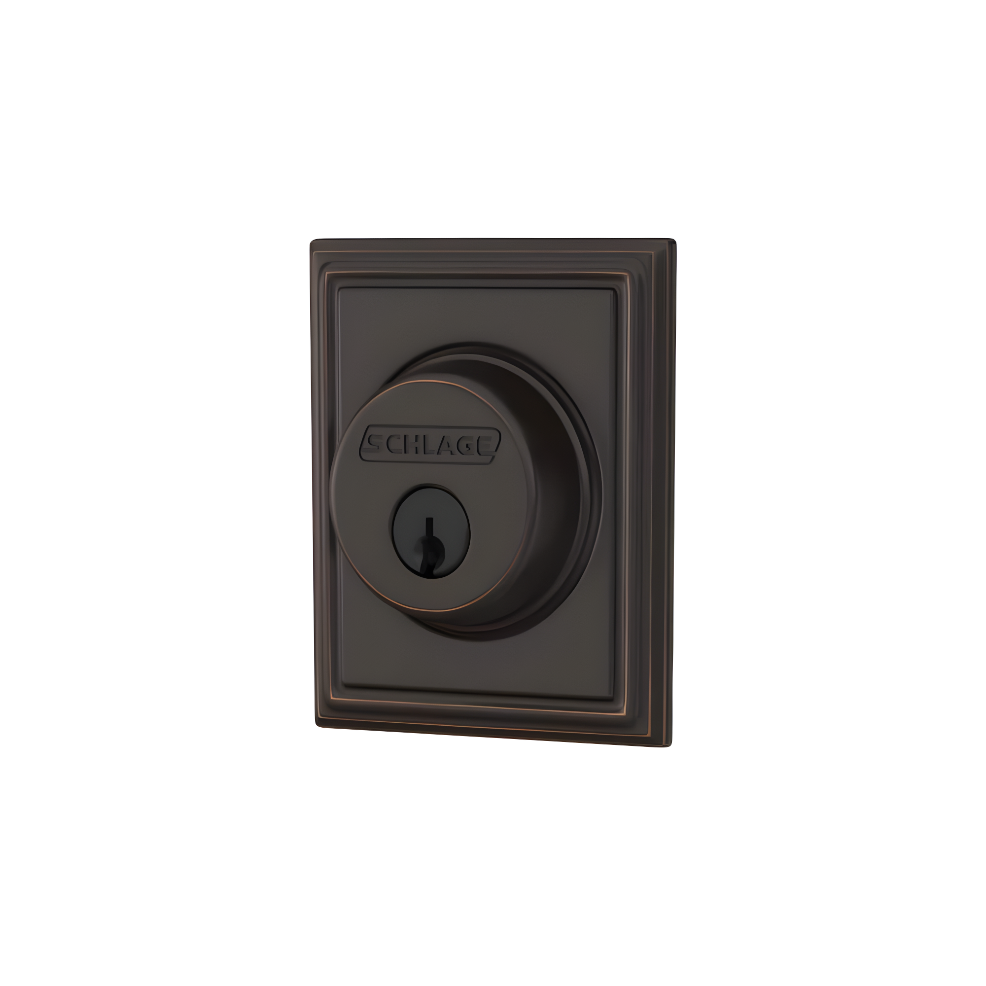 Schlage B60n-Add Single Cylinder Grade 1 Deadbolt - Bronze