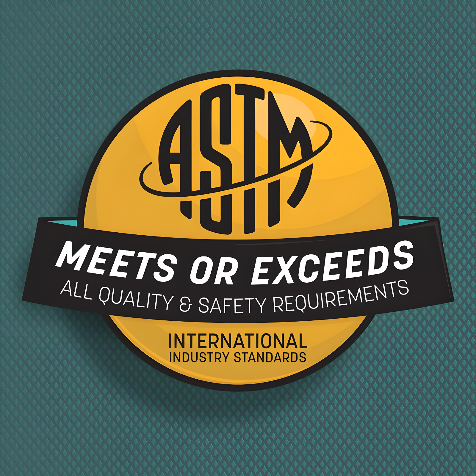 Pre-packaged 15' Round Jump Mat with 96 V- Rings