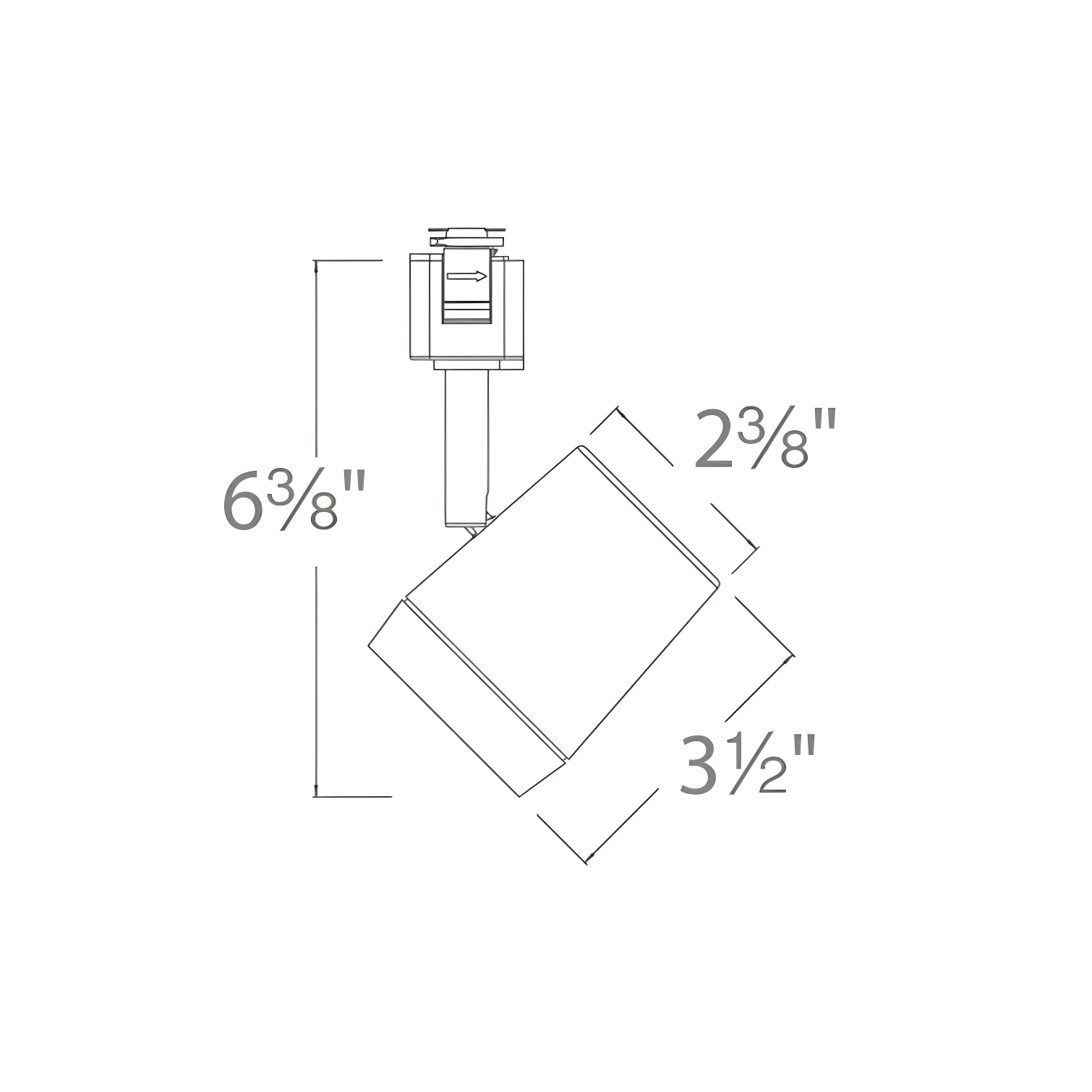 Ocularc Adjustable Track Head