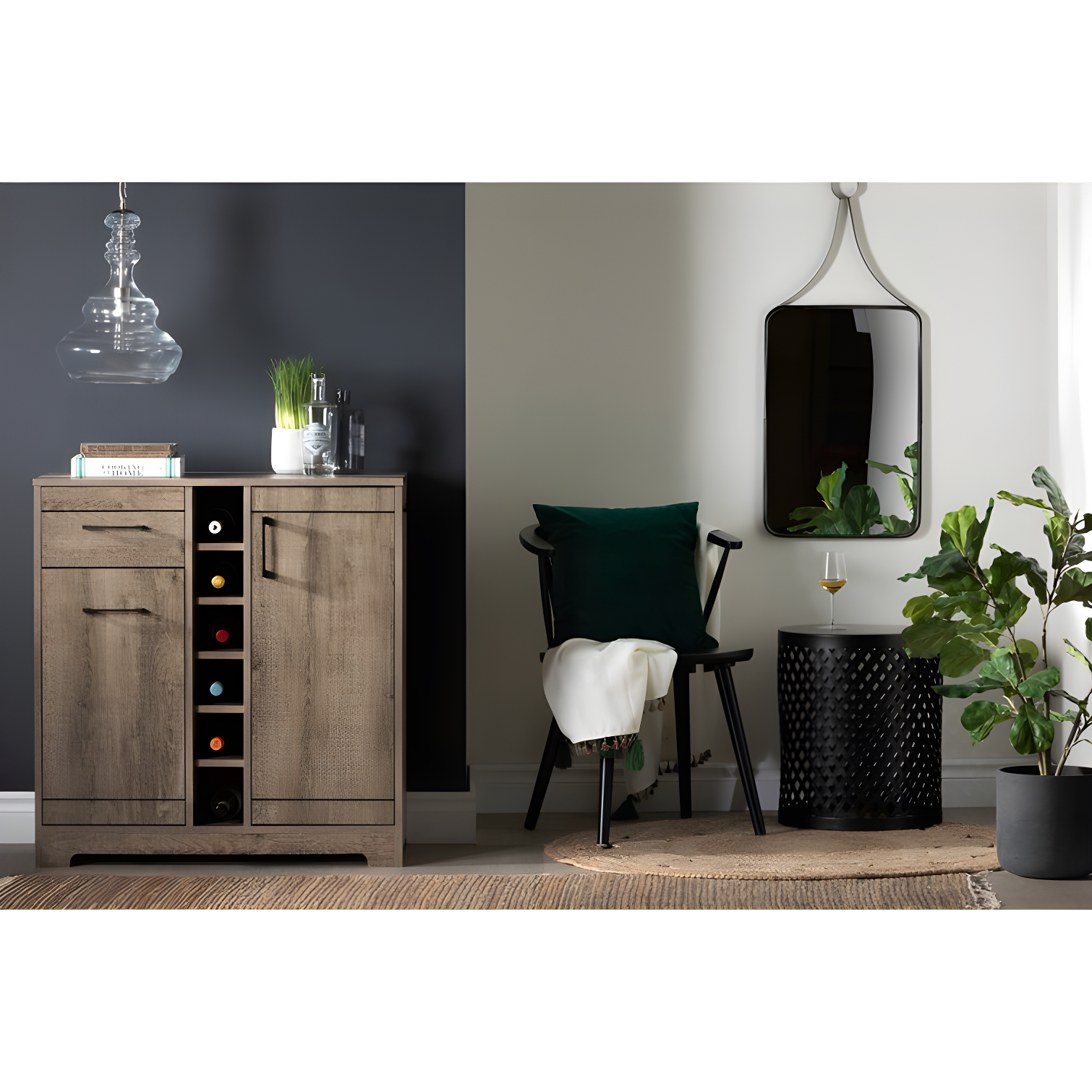 Vietti 35.63'' Bar Cabinet