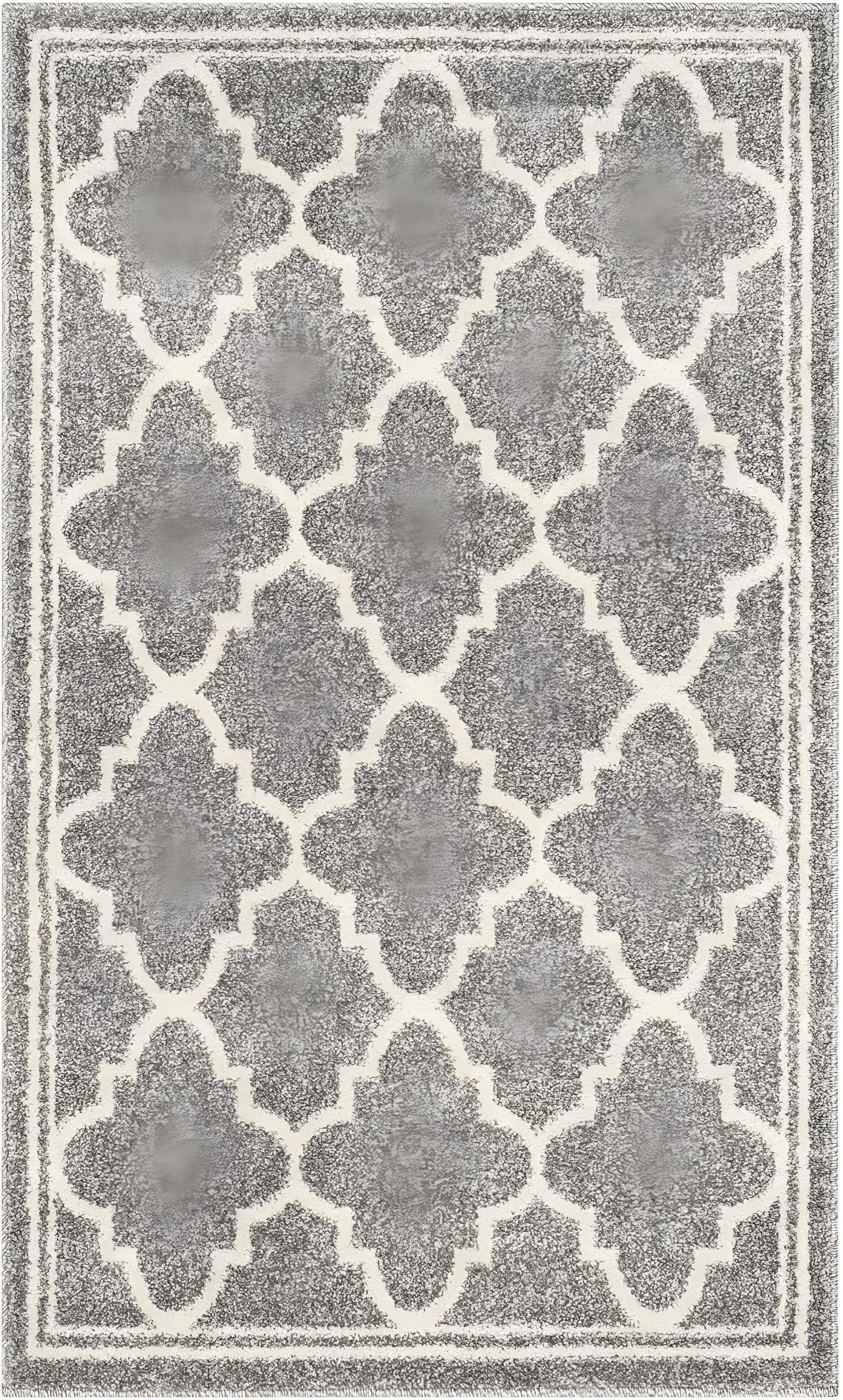 SAFAVIEH Amherst Trina Geometric Area Rug, Dark Grey/Beige, 5'3" x 8'
