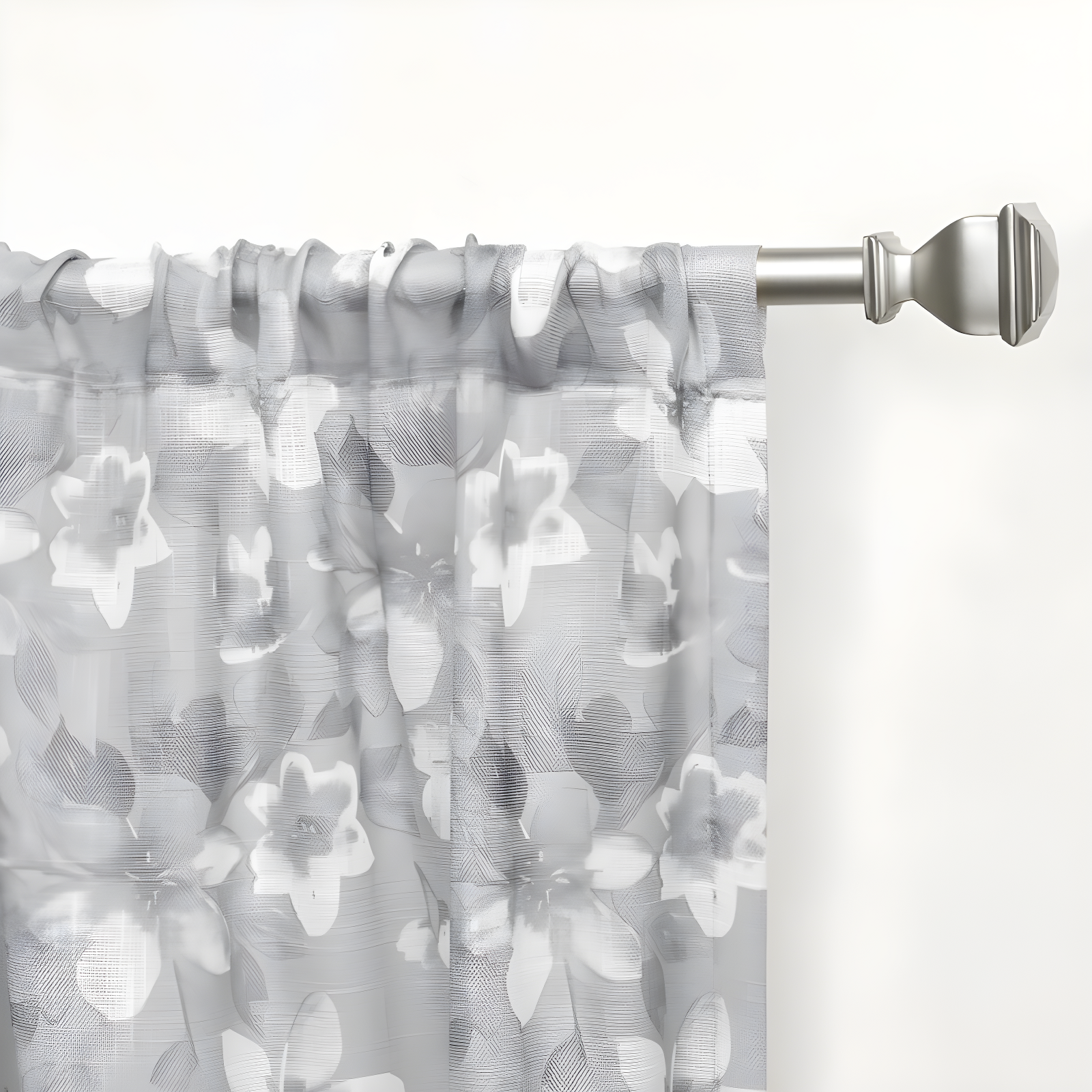 Nicole Miller Nicole Miller New York Dara Light Filtering, Semi Sheer Rod Pocket Curtain Panels (Set of 2)