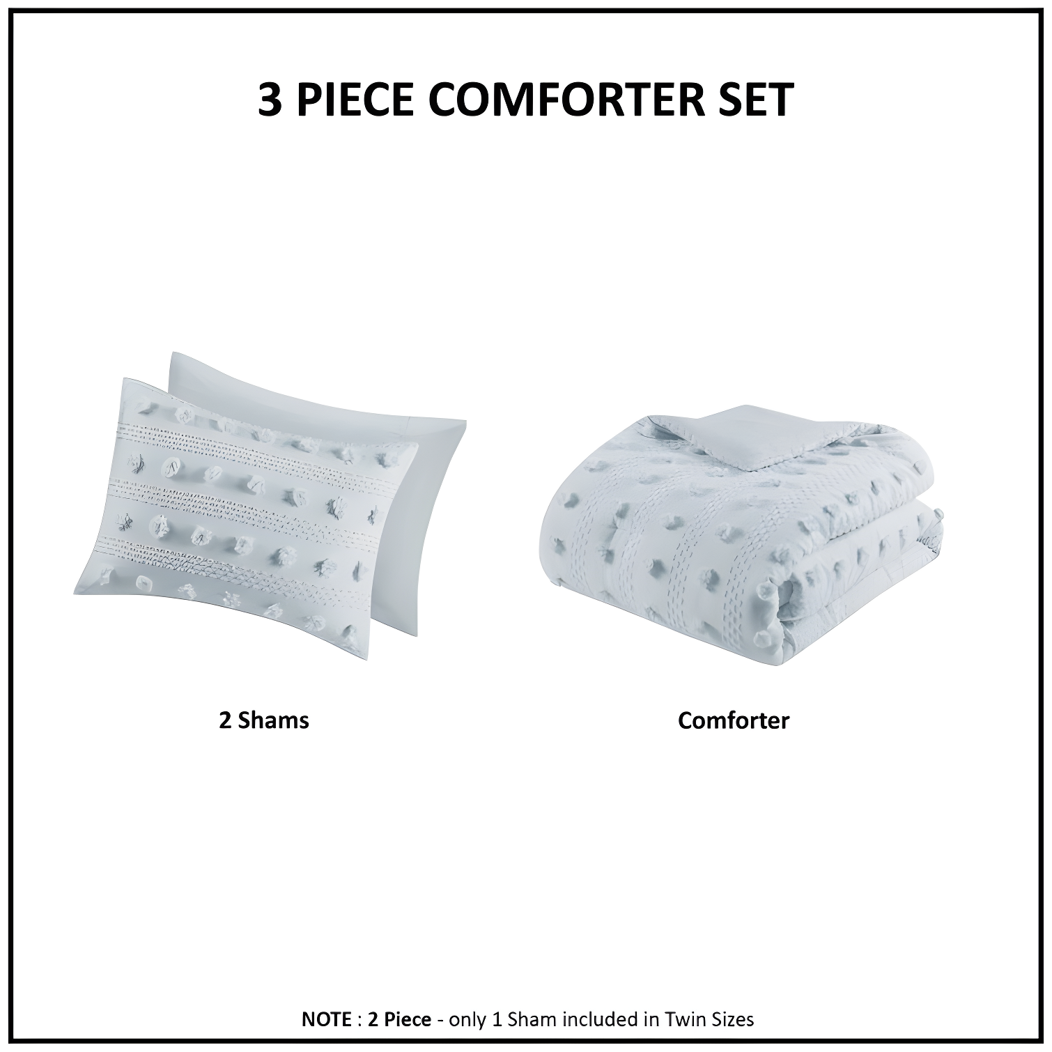 Clip Jacquard Comforter Set