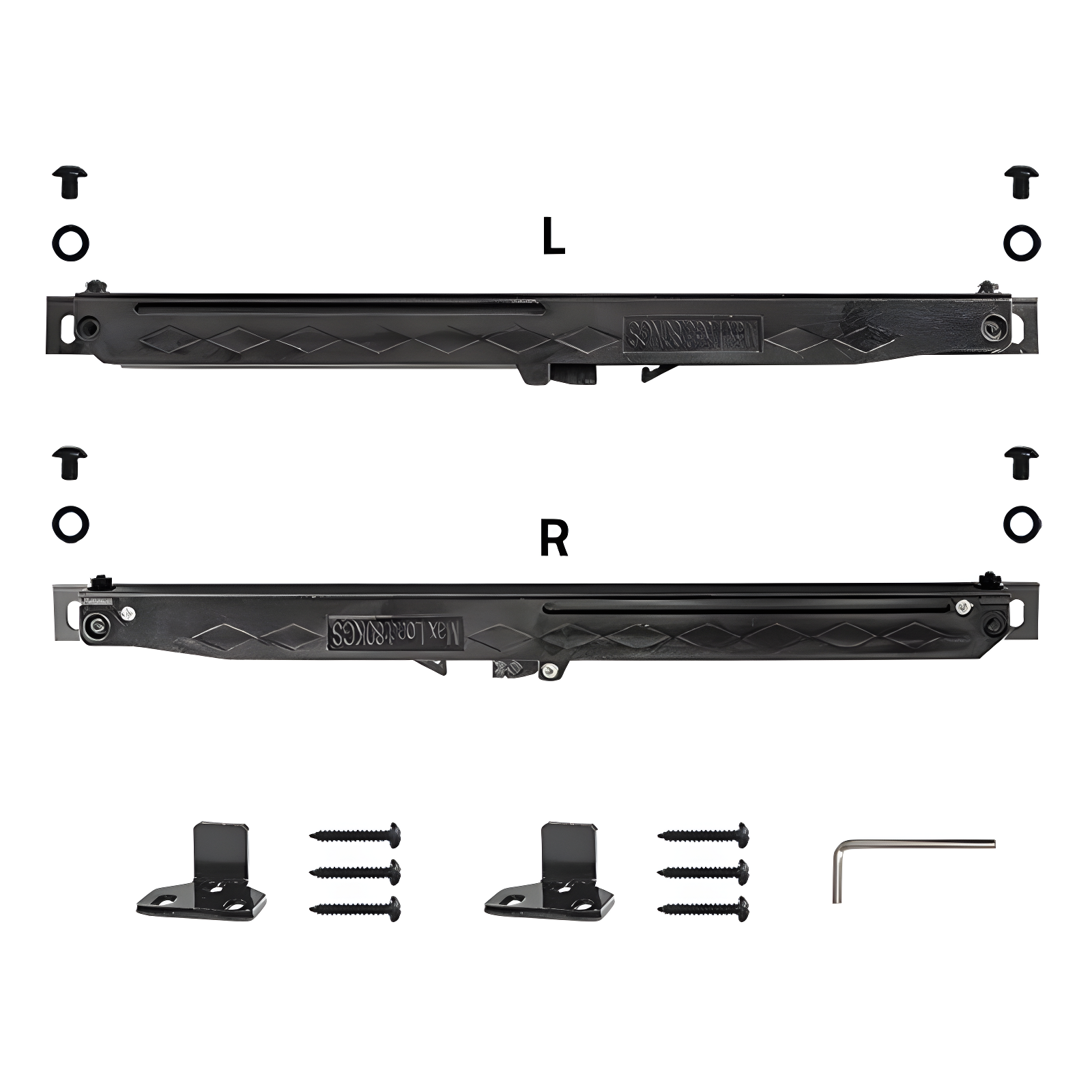 Soft Close Standard Single Barn Door Hardware Kit