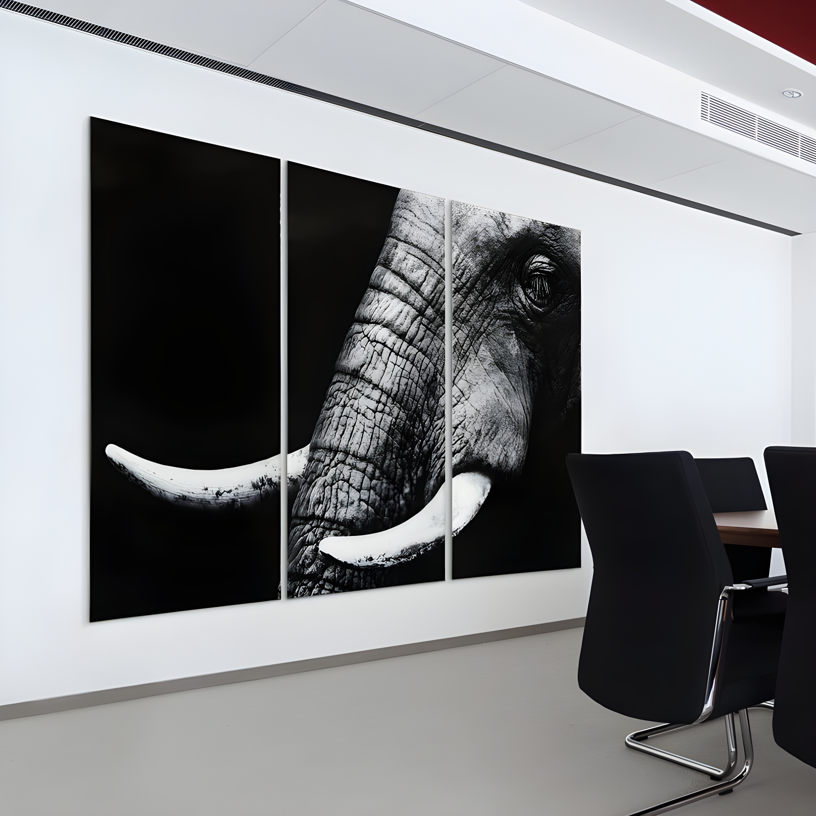 Empire Art Direct " Elephant ABC " 3 - Pieces Painting Print