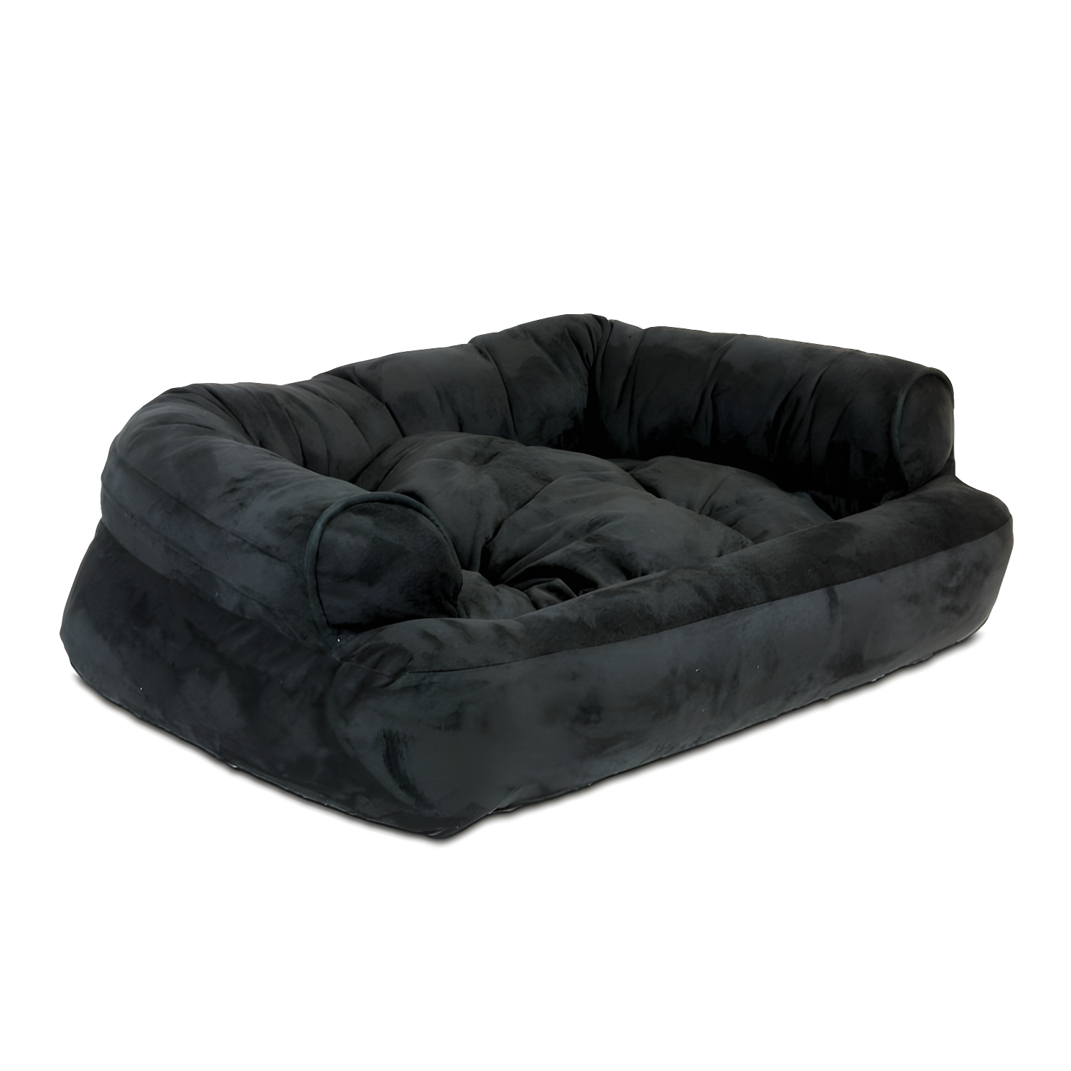 Snoozer Luxury Microsuede Overstuffed Bolster Dog Sofa