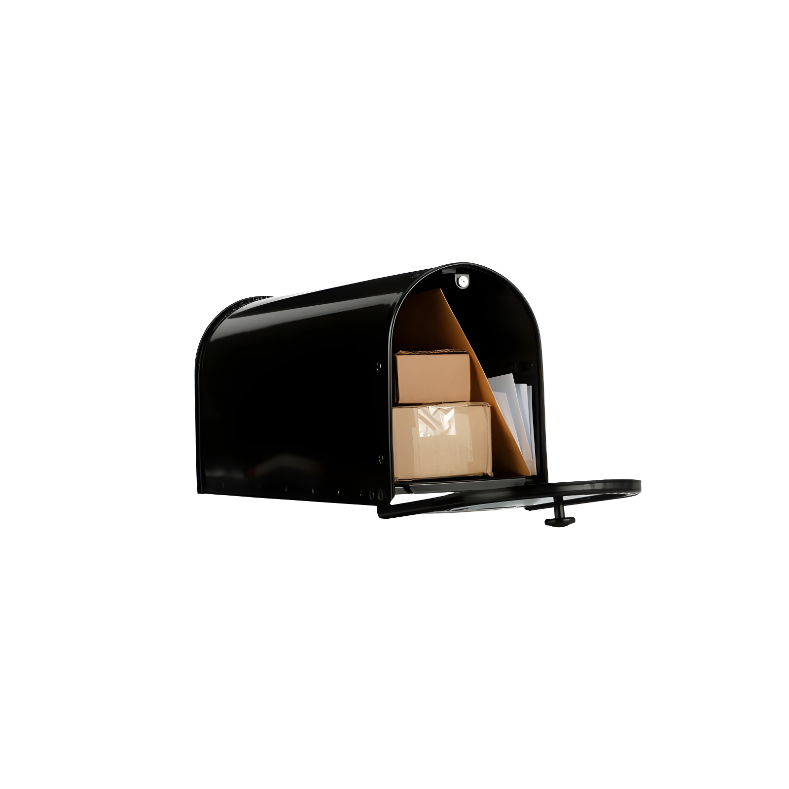 Architectural Mailboxes Edwards Post Mount Mailbox Black
