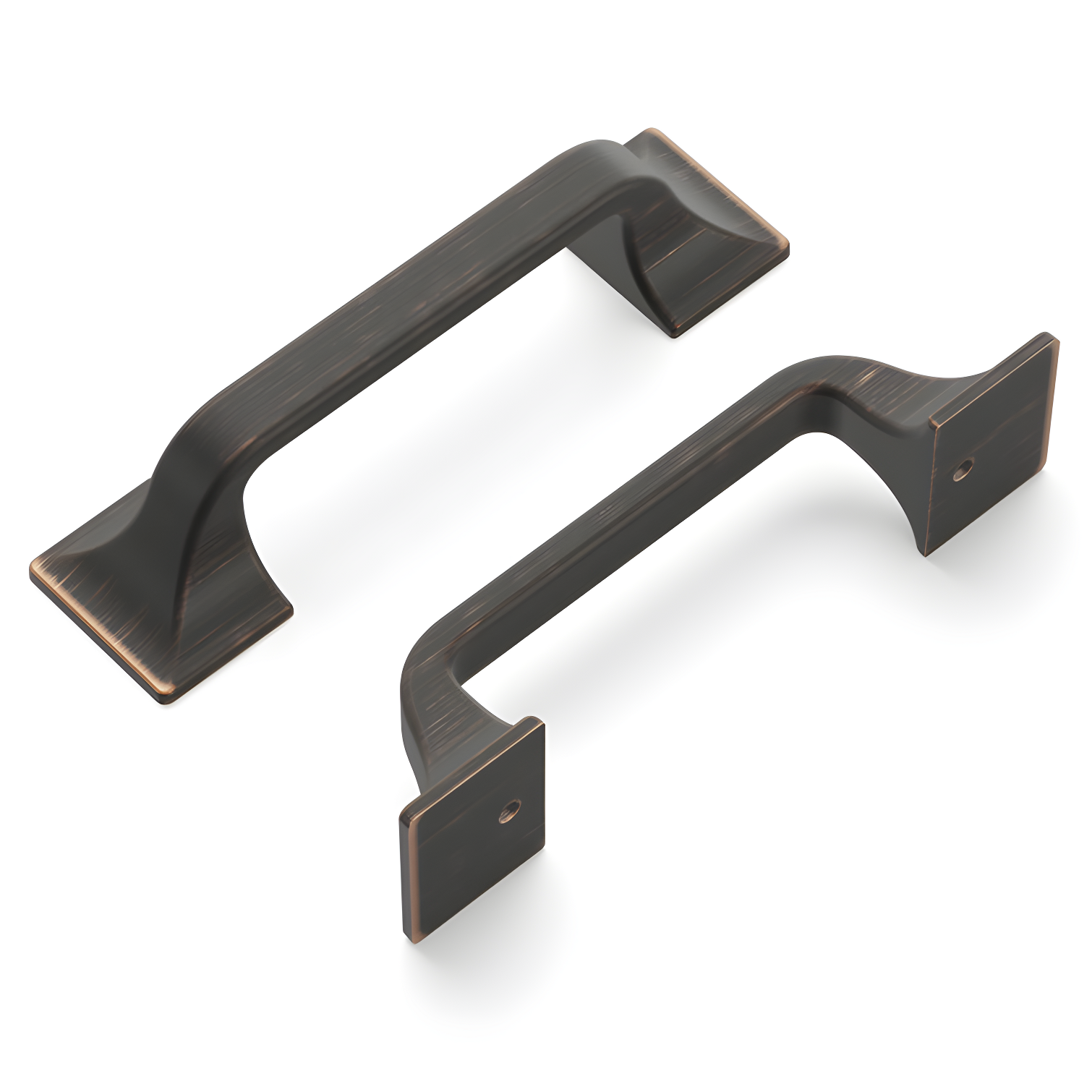 Forge Kitchen Cabinet Handles, Solid Core Drawer Pulls for Cabinet Doors, 3"