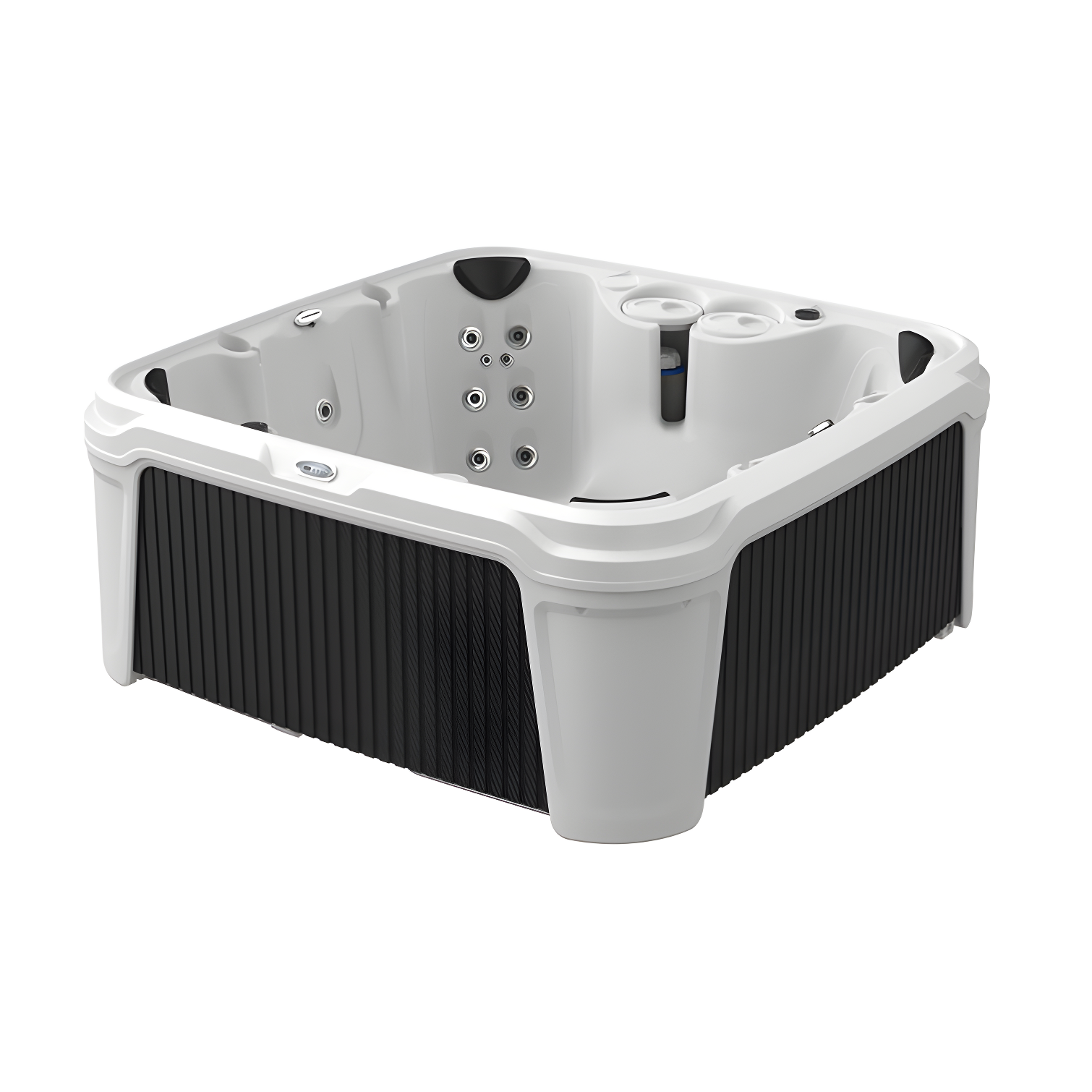 AquaRest DayDream 3500 7-Person 35-Jet Plug & Play Hot Tub with Ozonator, LED Waterfall and Stainless Steel Heater