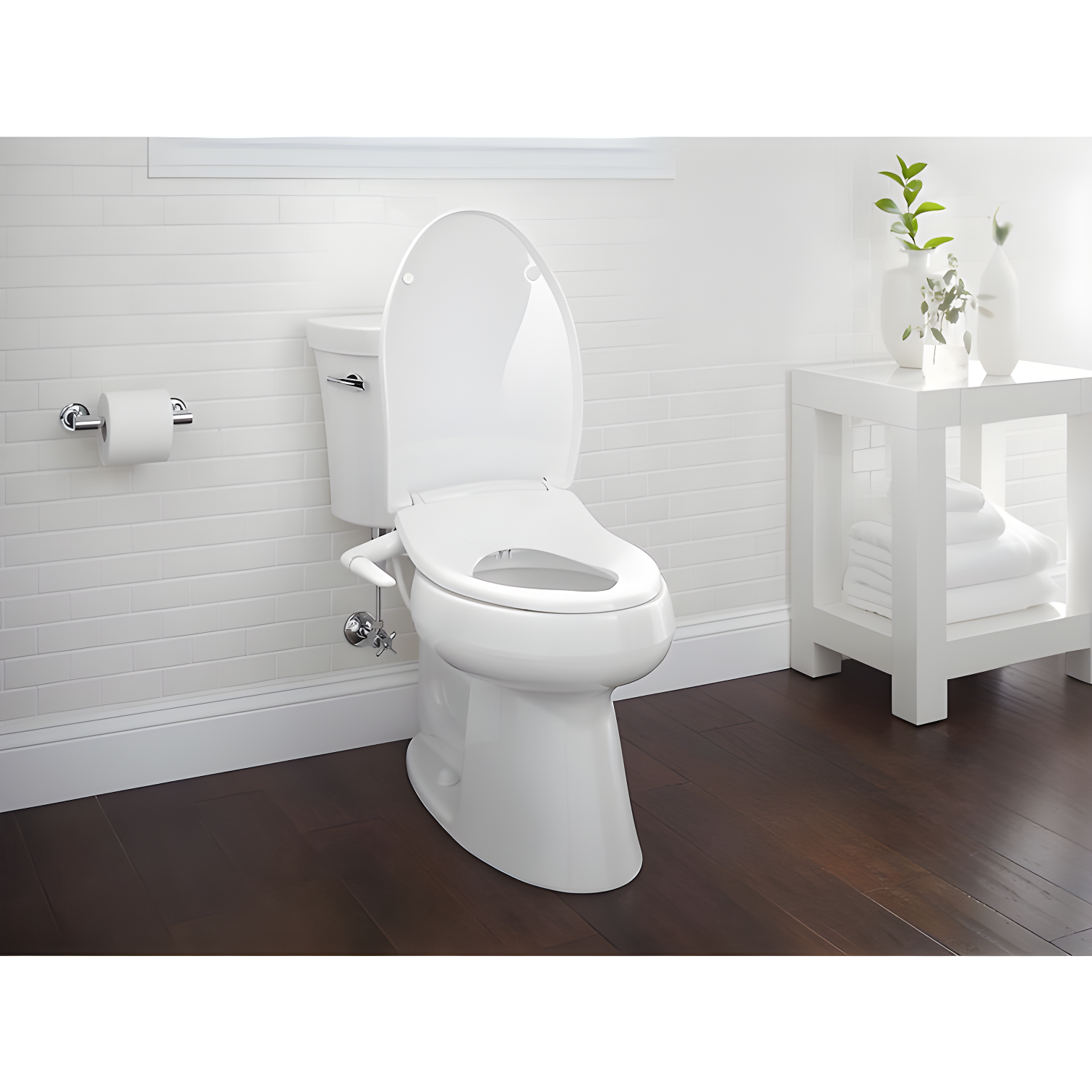 Purist® Pivoting Toilet Paper Holder, Wall-Mount Bathroom Toilet Paper Holder