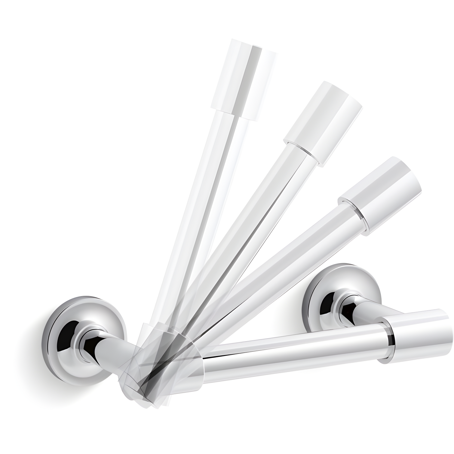 Purist® Pivoting Toilet Paper Holder, Wall-Mount Bathroom Toilet Paper Holder