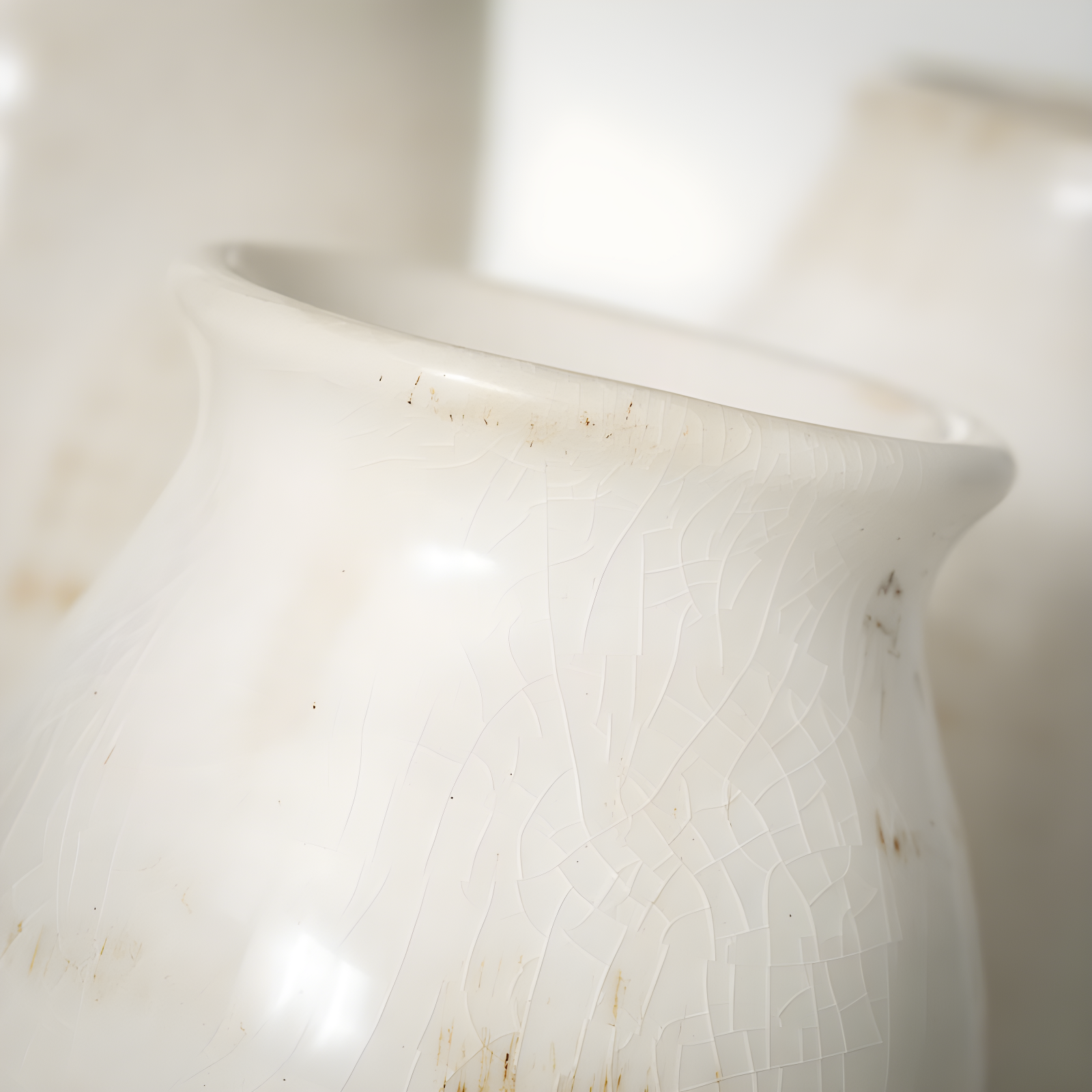 Sullivans Set of 3 Petite Ceramic Vases 3"H, 4.5"H & 5.5"H White
