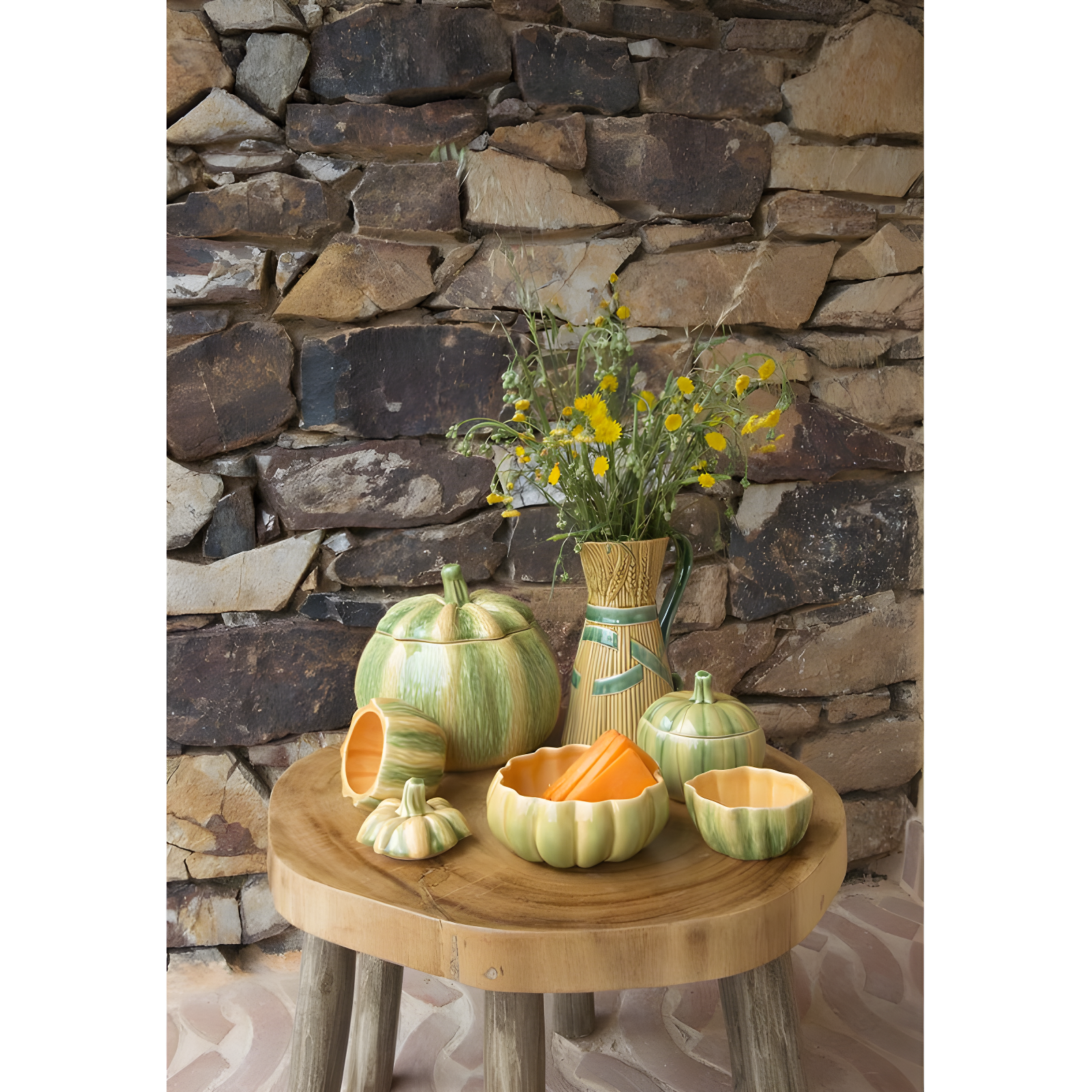 Bordallo Pinheiro Pumpkin 1.58 qt. Tureen