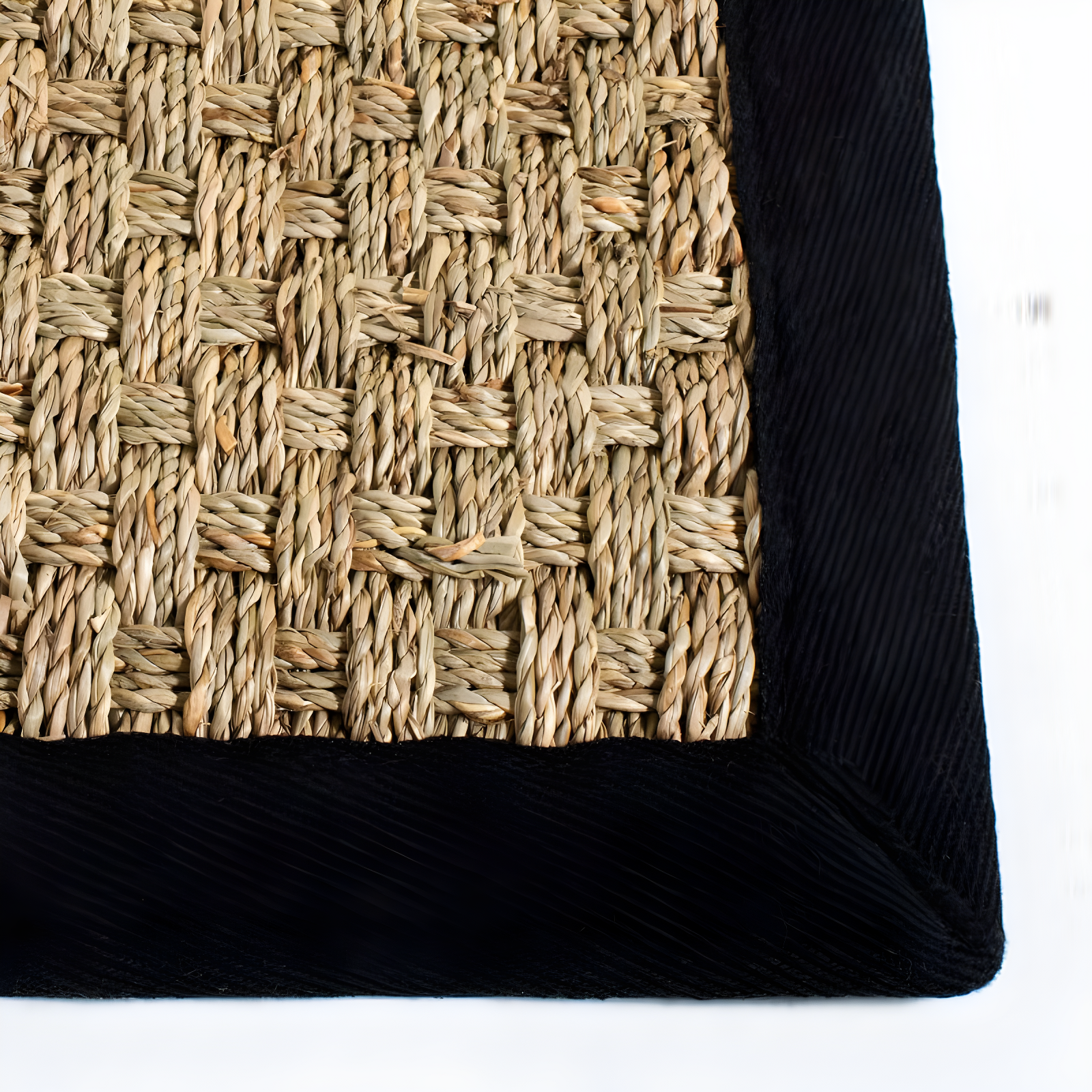 Natural Fiber NF114 Power Loomed Indoor Accent Rug - Natural/Black - 3'x5' - Safavieh.