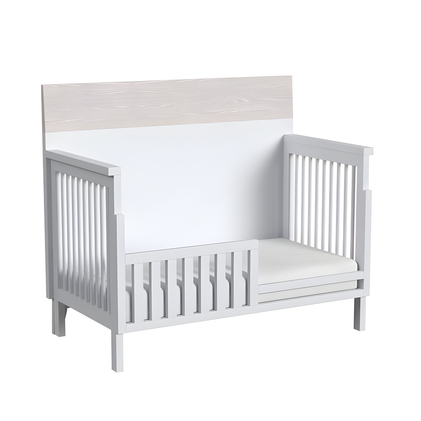 Westwood Design Rowan 4-in-1 Convertible Crib - White/Light Natural