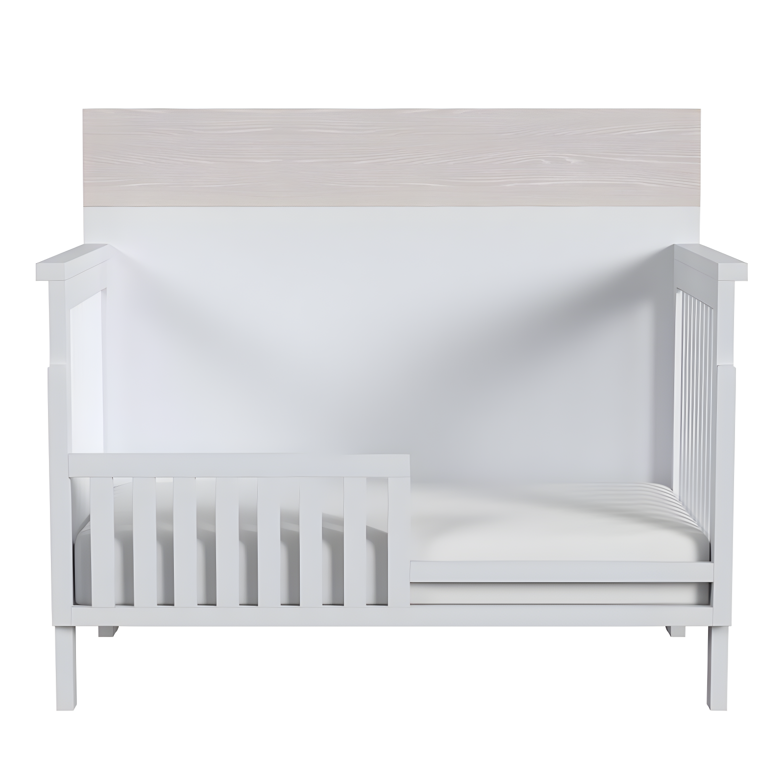 Westwood Design Rowan 4-in-1 Convertible Crib - White/Light Natural