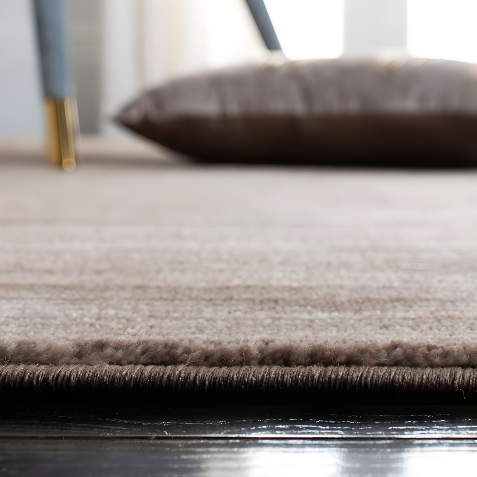 Vision VSN606 Power Loomed Area Rug - Light Brown - 6'7"x6'7" - Safavieh.