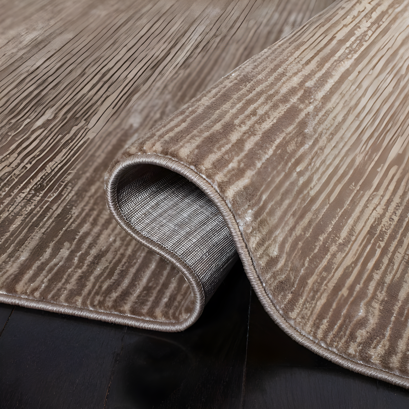 Vision VSN606 Power Loomed Area Rug - Light Brown - 6'7"x6'7" - Safavieh.