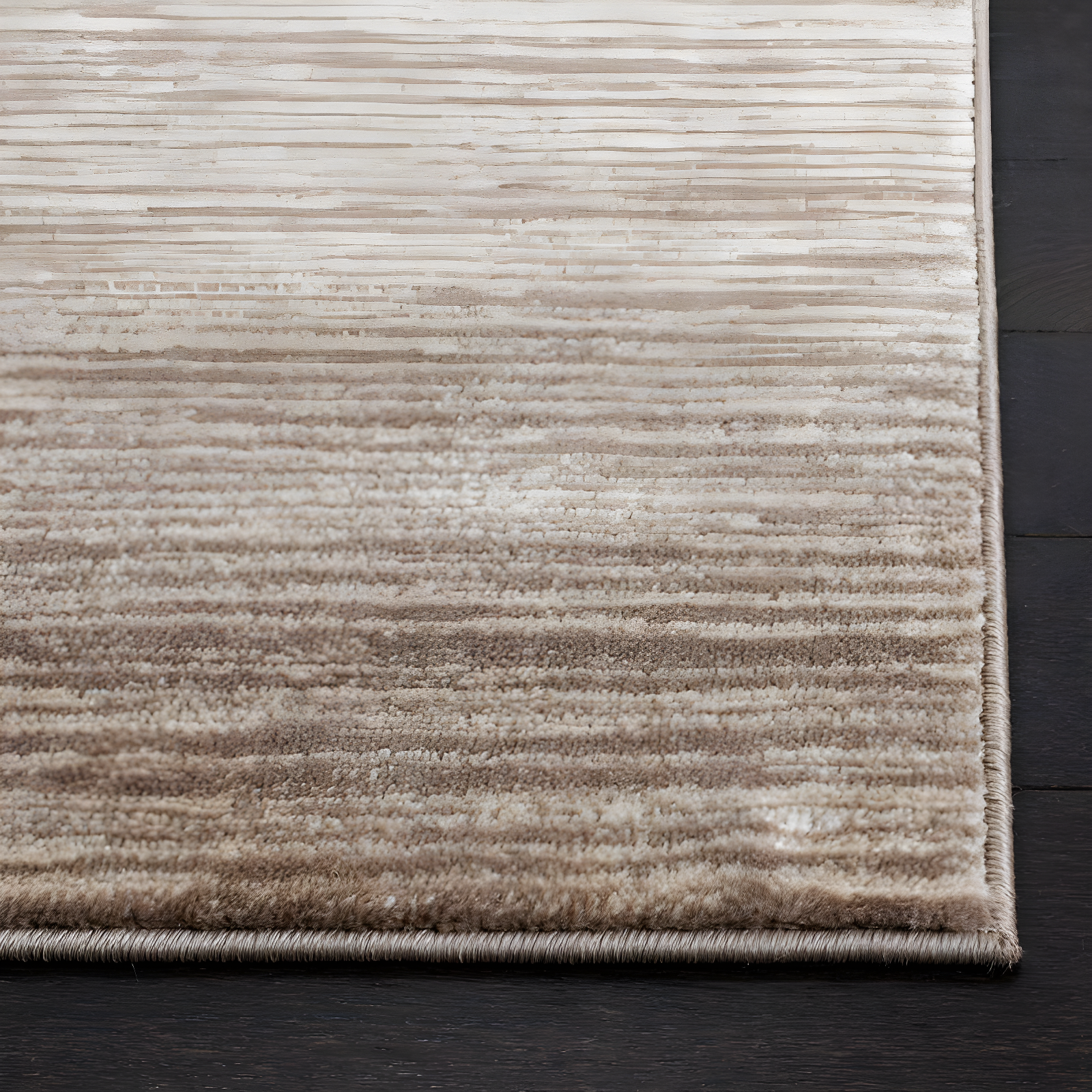 Vision VSN606 Power Loomed Area Rug - Light Brown - 6'7"x6'7" - Safavieh.