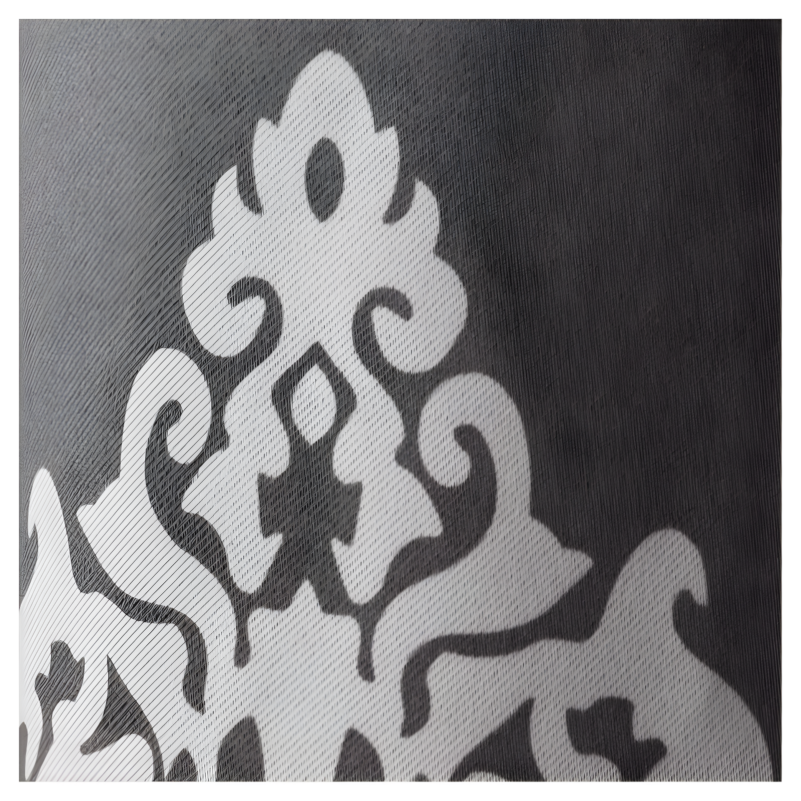 Set of 2 108"x52" Medallion Blackout Thermal Grommet Top Window Curtain Panel Black Pearl - Exclusive Home: Indoor Polyester