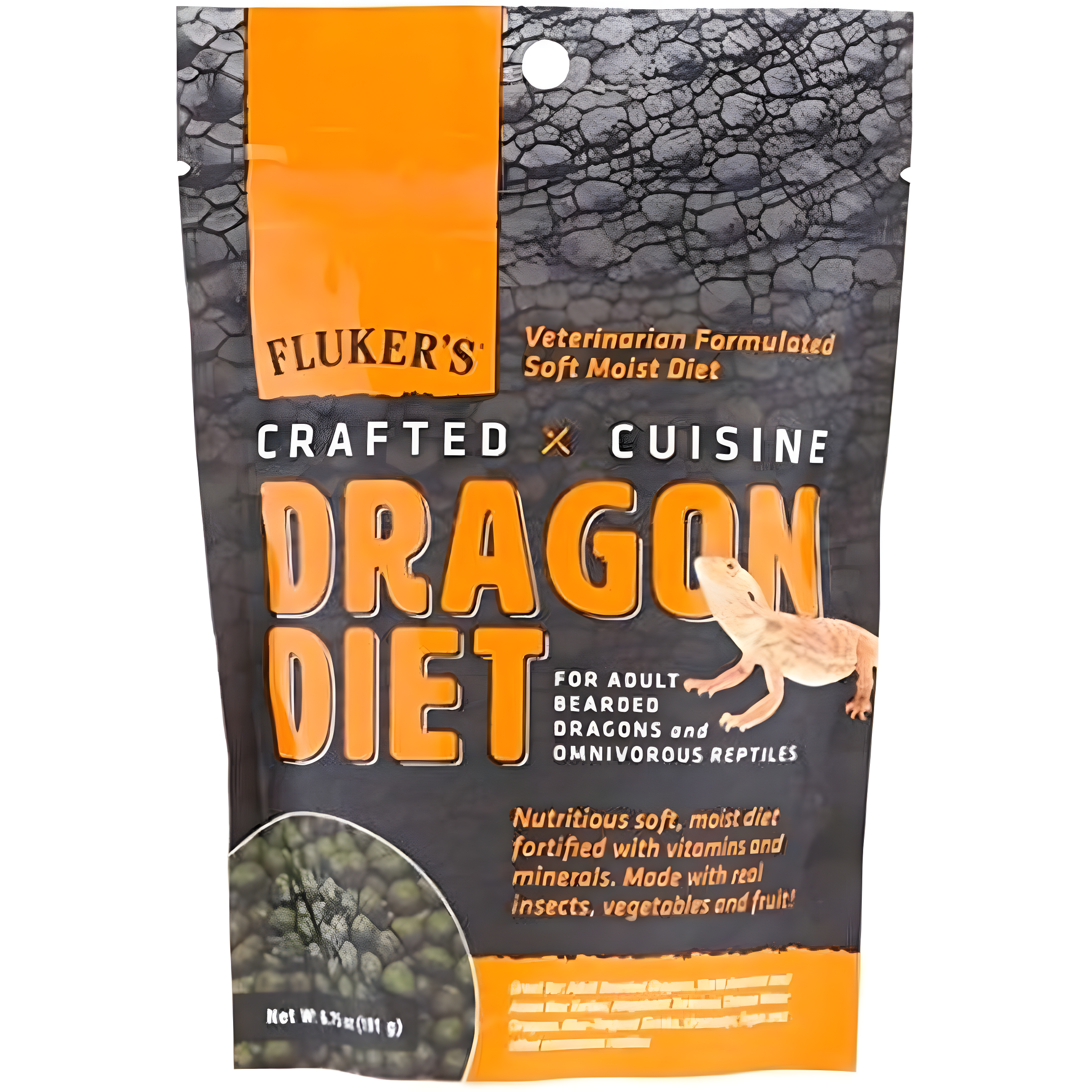 Flukers Crafted Cuisine Dragon Diet - Juveniles [Reptile, Foods Dry] 6.75 oz