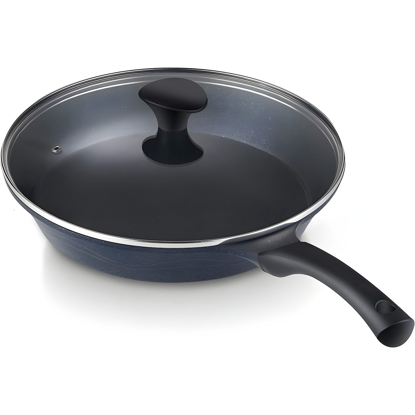 Cook N Home Cook N Home Marble Nonstick Frying Pan with Glass Lid