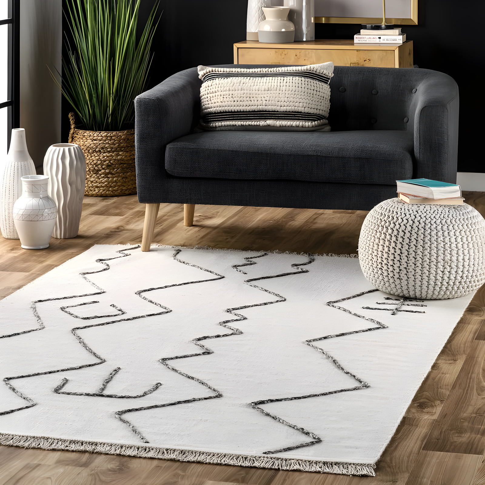 Nuloom Moira Global Flatweave Tassel Indoor Area Rug, 5' x 8'