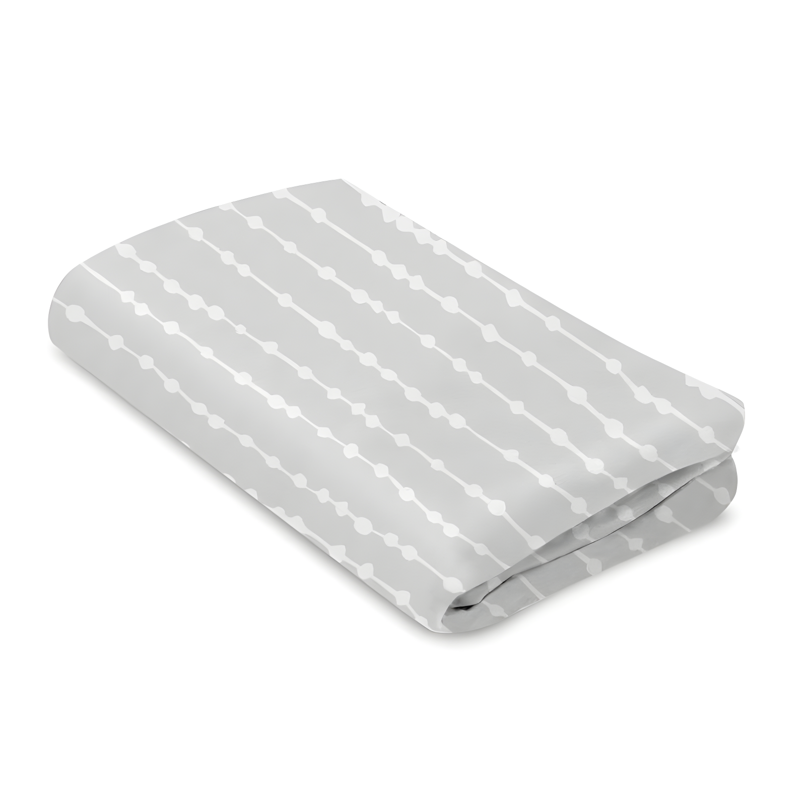 4moms Breeze Waterproof Playard Sheet - Gray Beads
