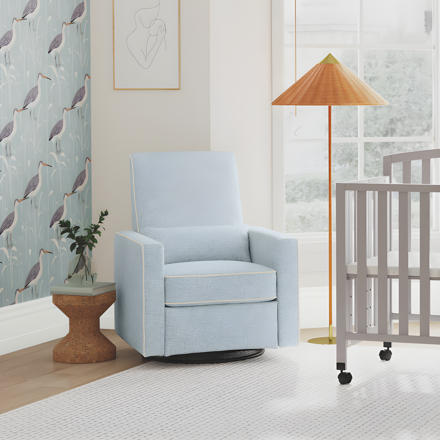 Piper Swivel Reclining Glider