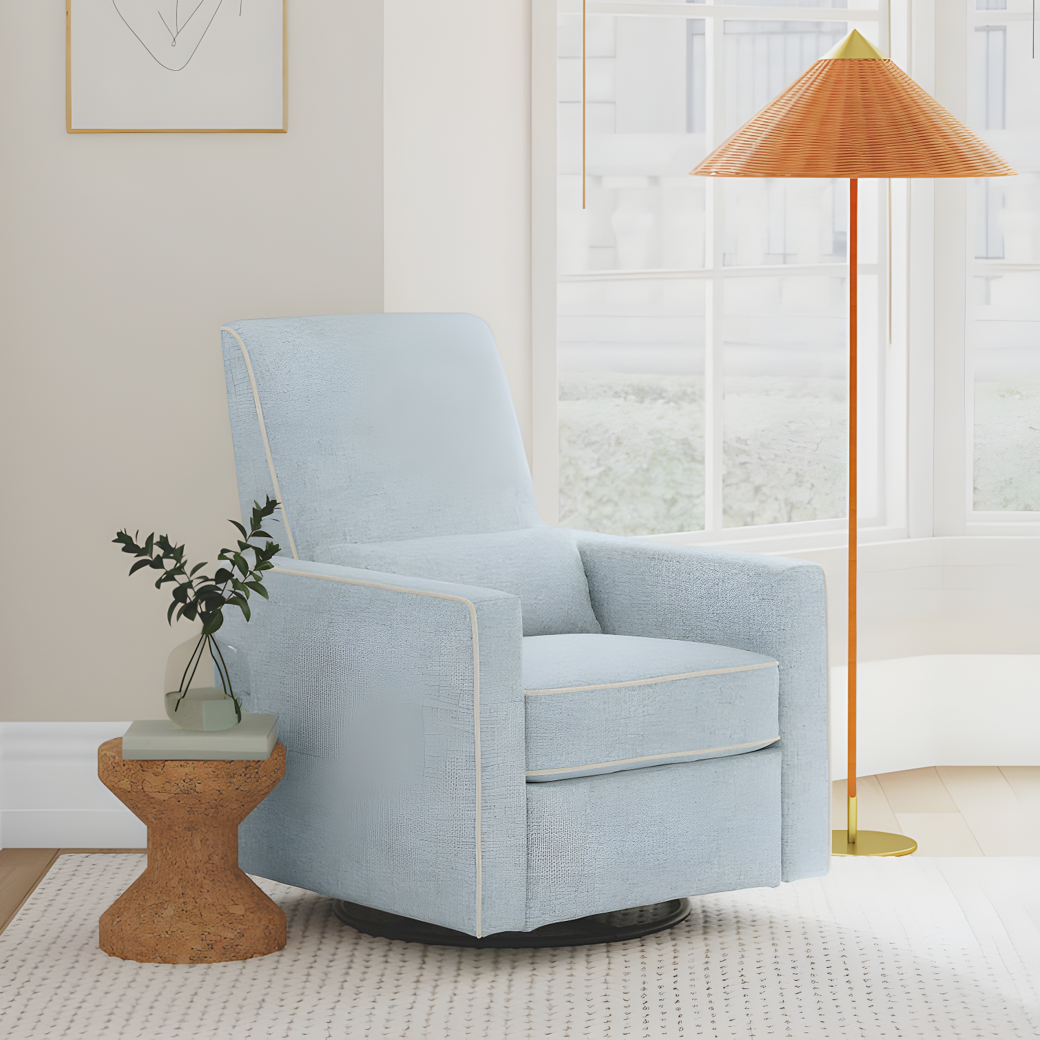 Piper Swivel Reclining Glider