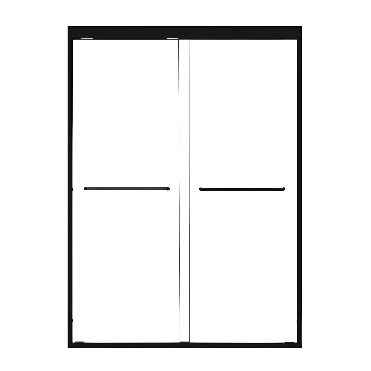 Ennis 48" W x 76" H By Pass Framed Shower Door with Clear Glass
