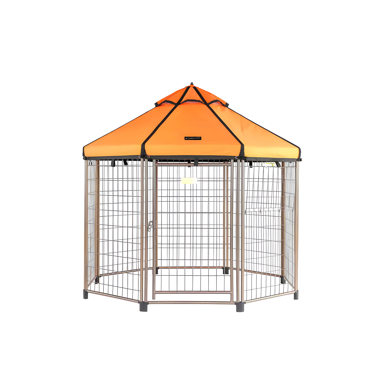 Pet Gazebo Dog Kennel Play Pen with Market Top Canopy