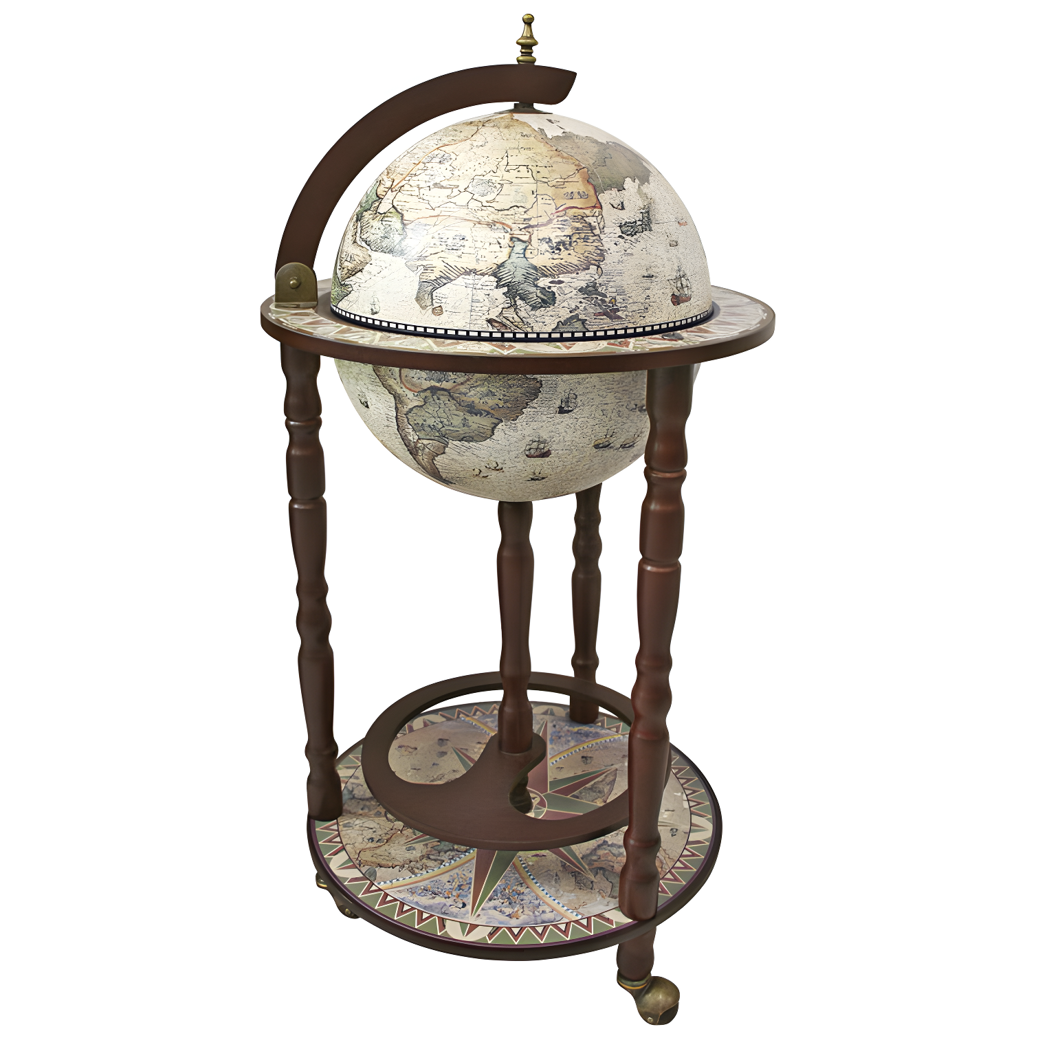 Design Toscano Crema Durata Replica Globe Bar