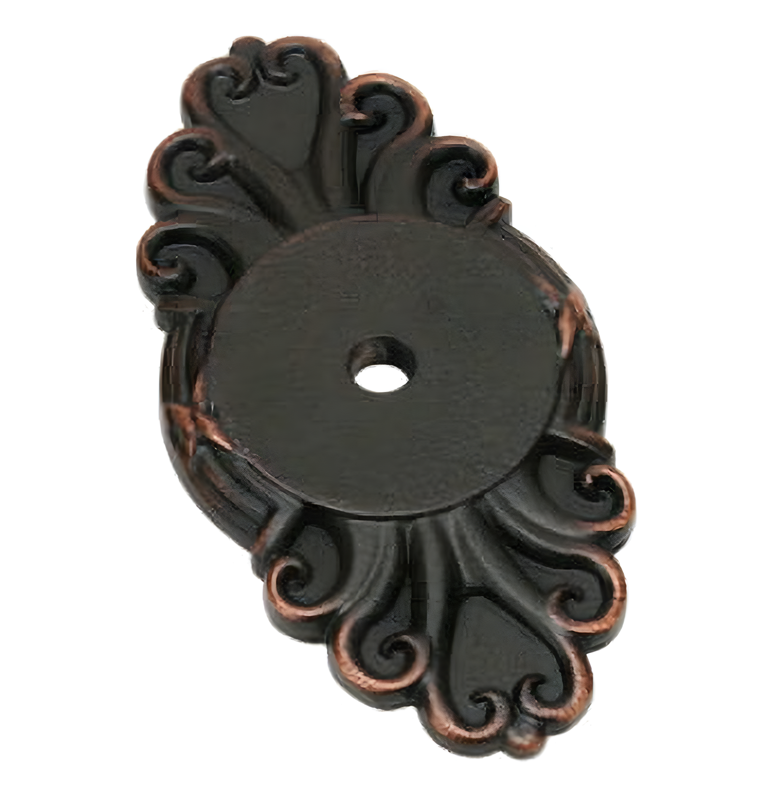 Emtek Ribbon and Reed Backplate Novelty Backplate for Knobs