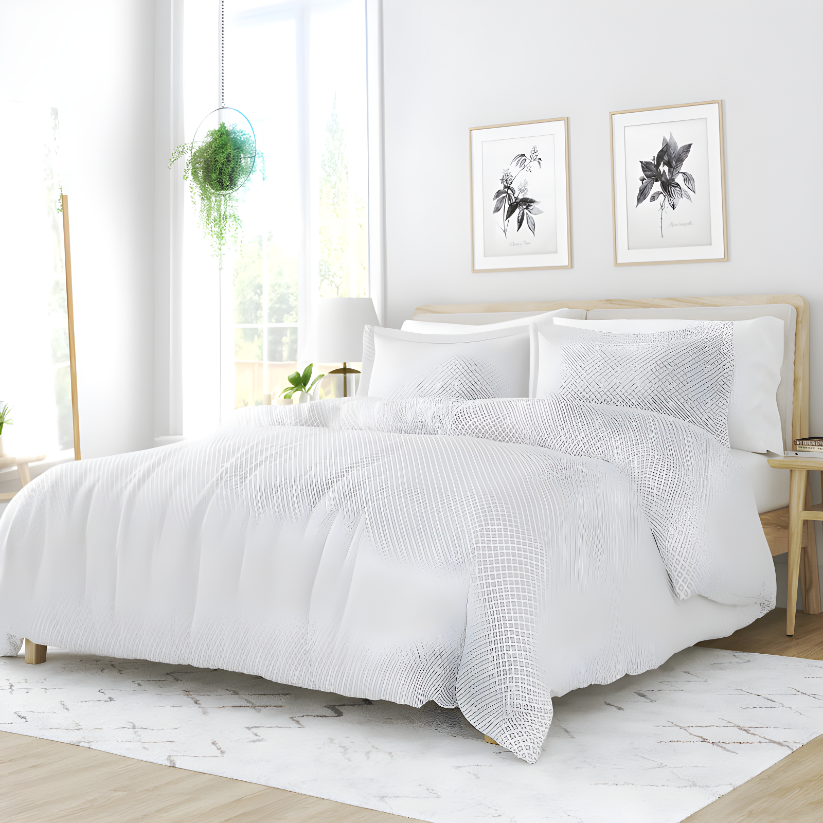 Home Garden Pattern Duvet Cover Set