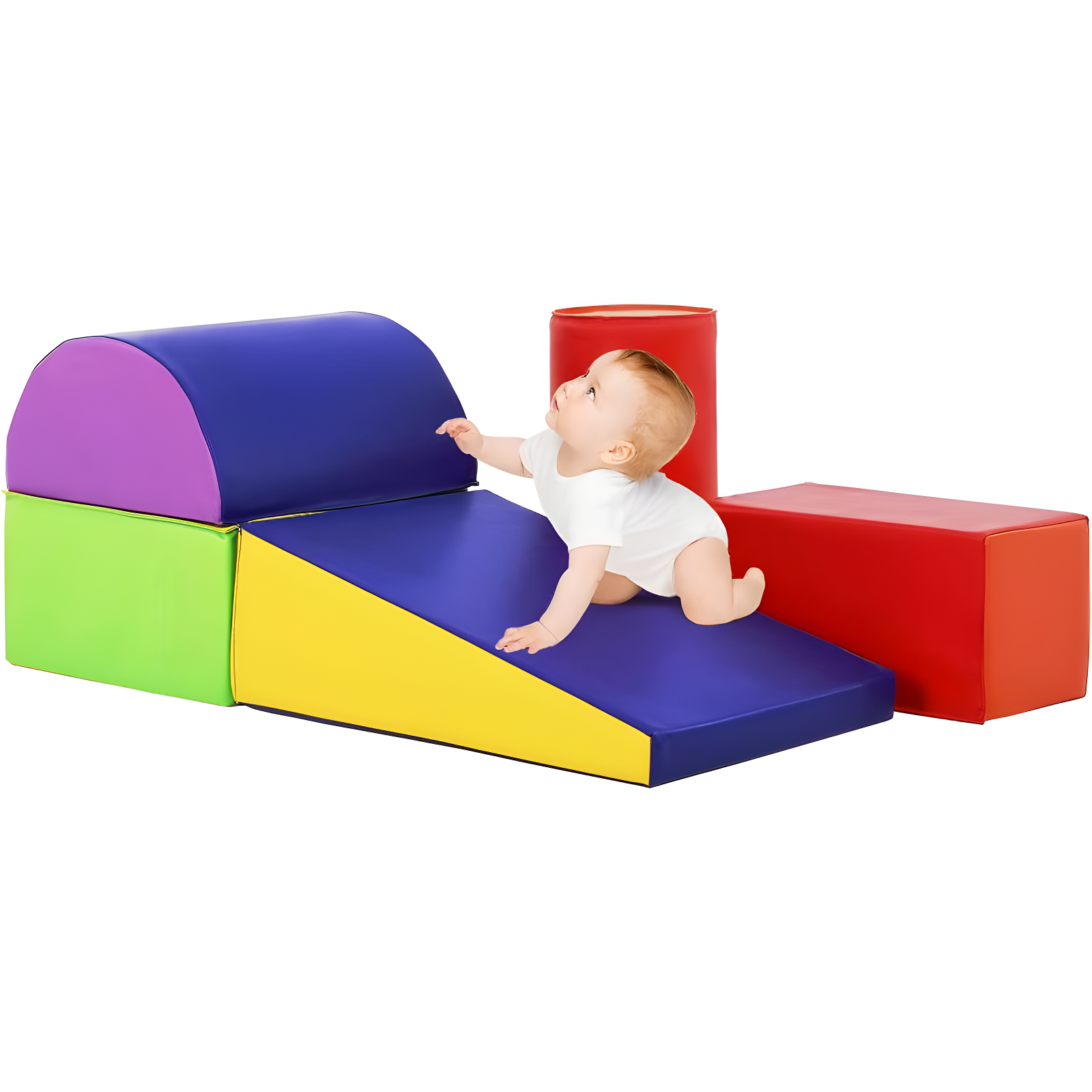 FDW Climbing Toys Soft Play Climbing 5-Piece for Toddlers and Kids, CM