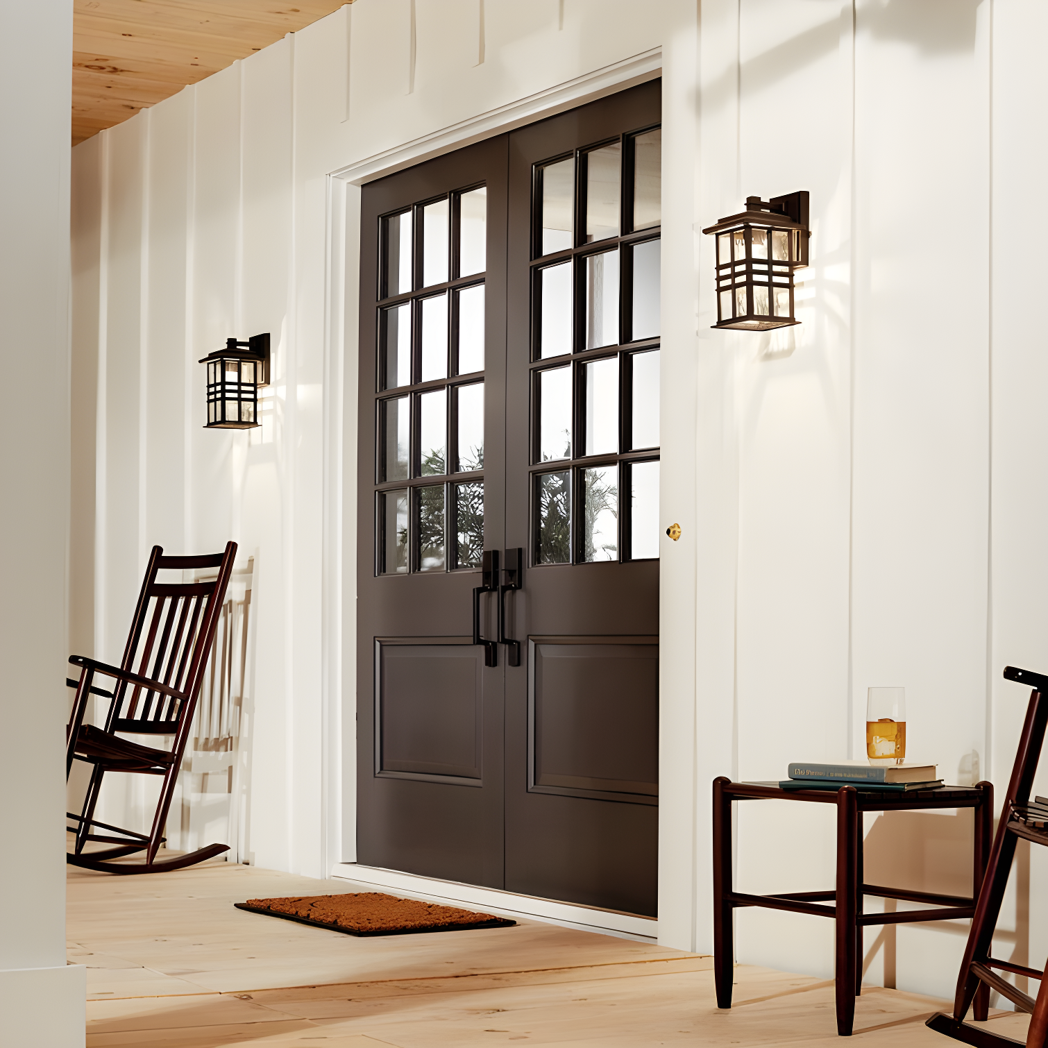 Beacon Hammered Outdoor Wall Lantern