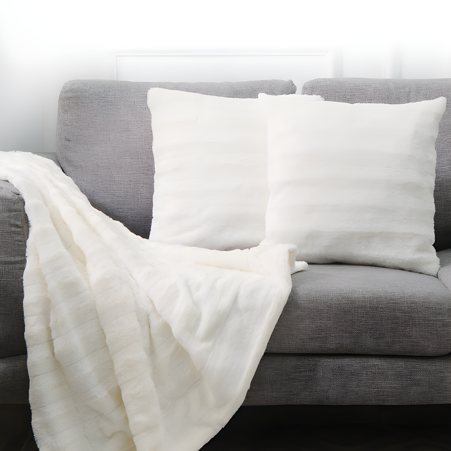 Cheer Collection FRBIN Square Pillow Cover & Insert (Set of 2)